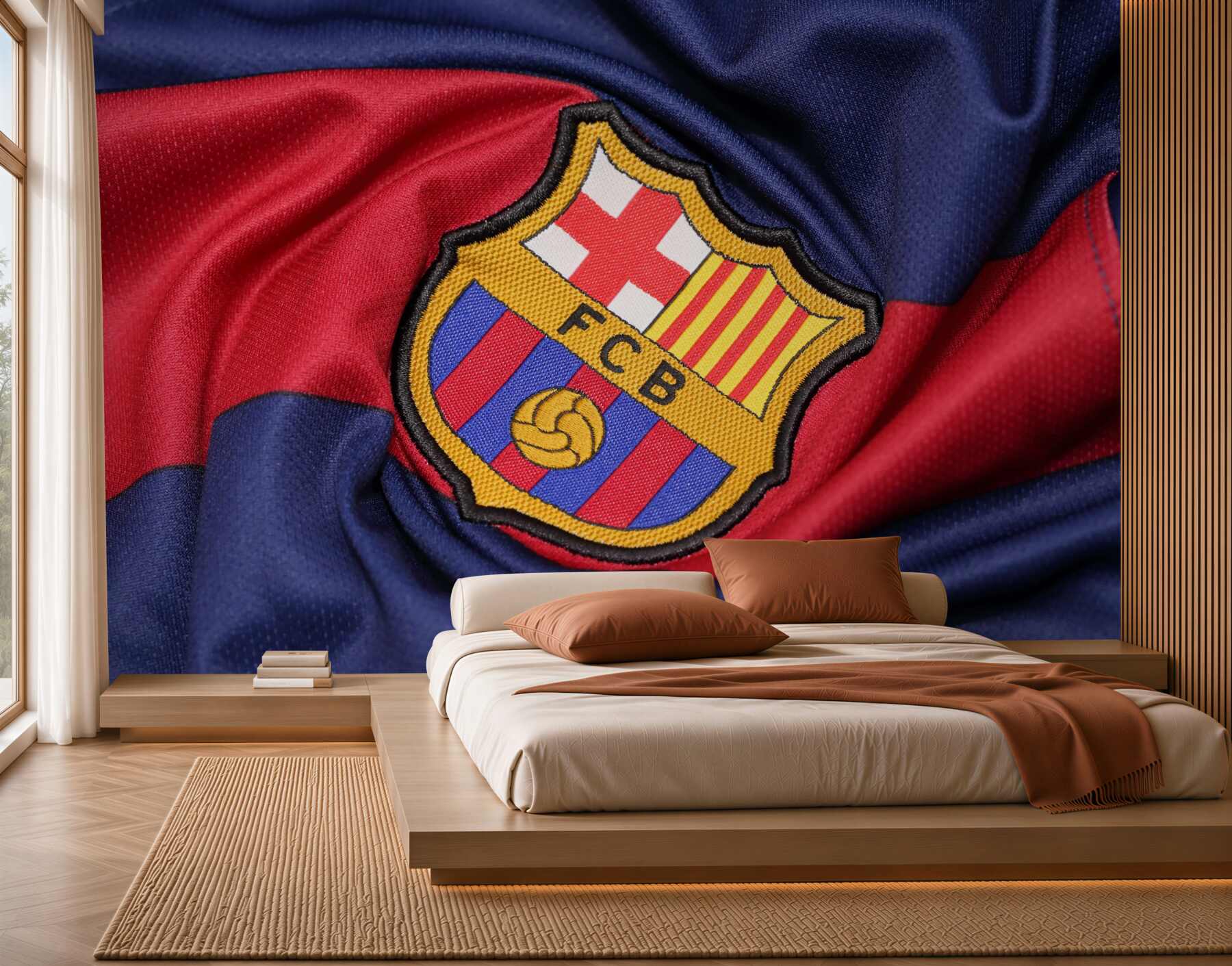 Fototapeta Symbole klubu piłkarskiego Barcelona?v2345