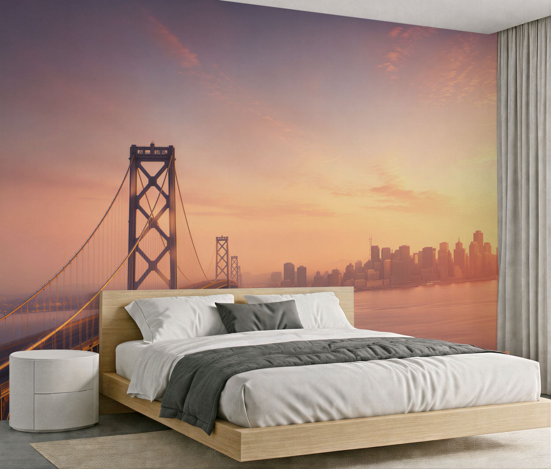 Fototapeta San Francisco w świetle świateł?v2345