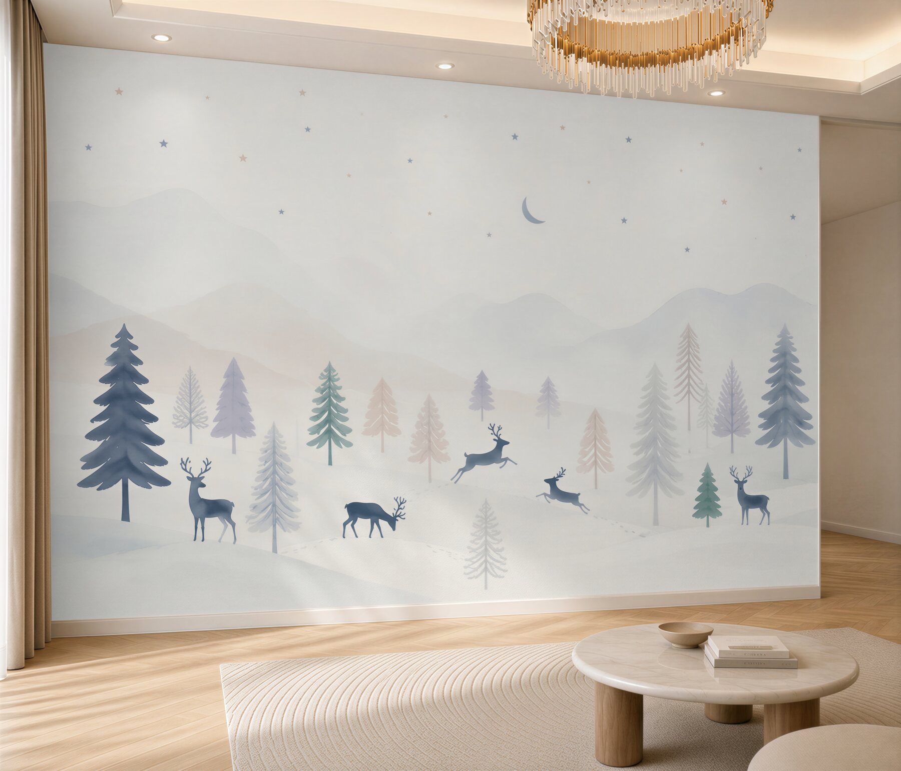 Fototapeta Minimalistyczna tapeta dla dzieci?v2345