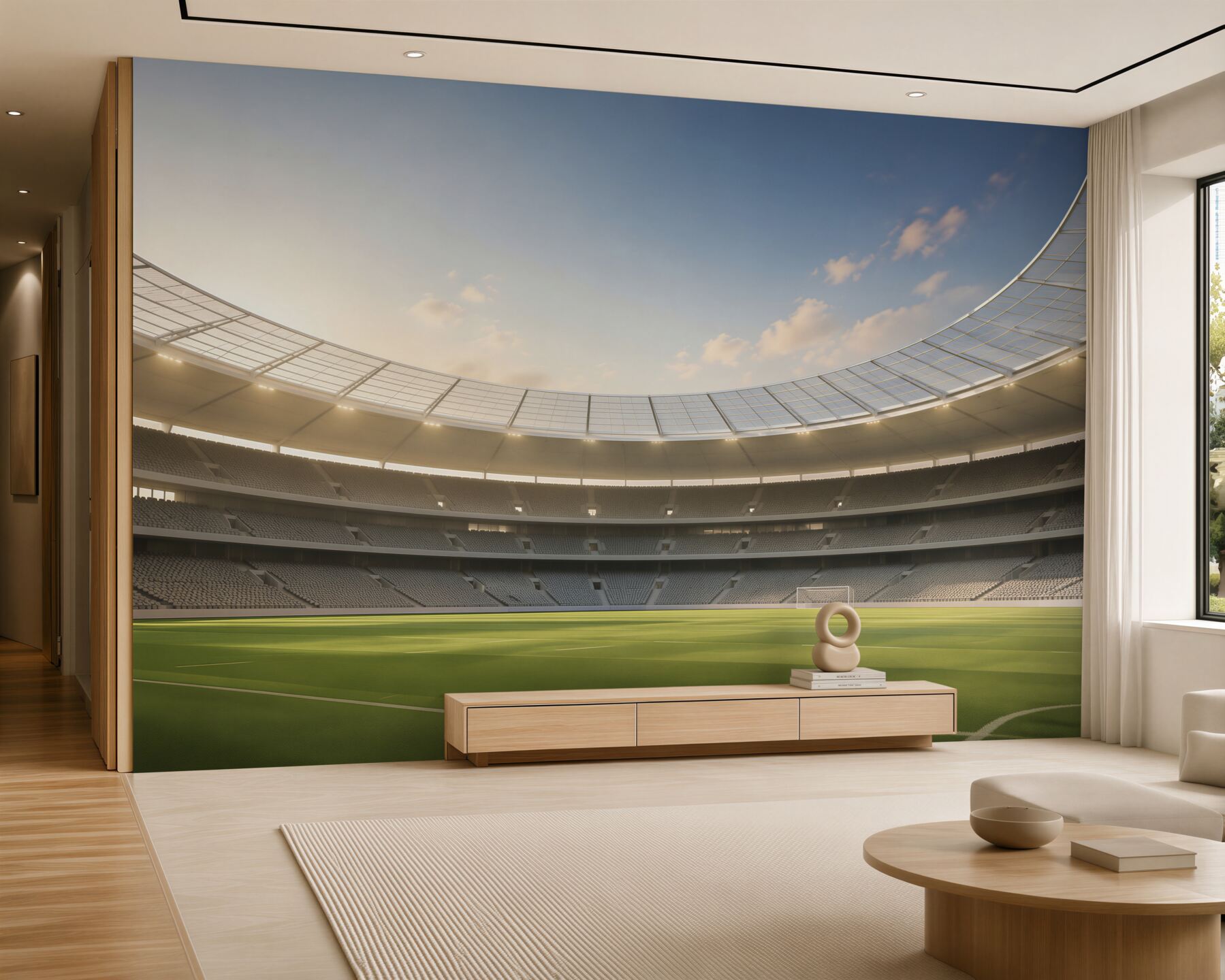 Fototapeta Arena piłkarska i piłkarska?v2345