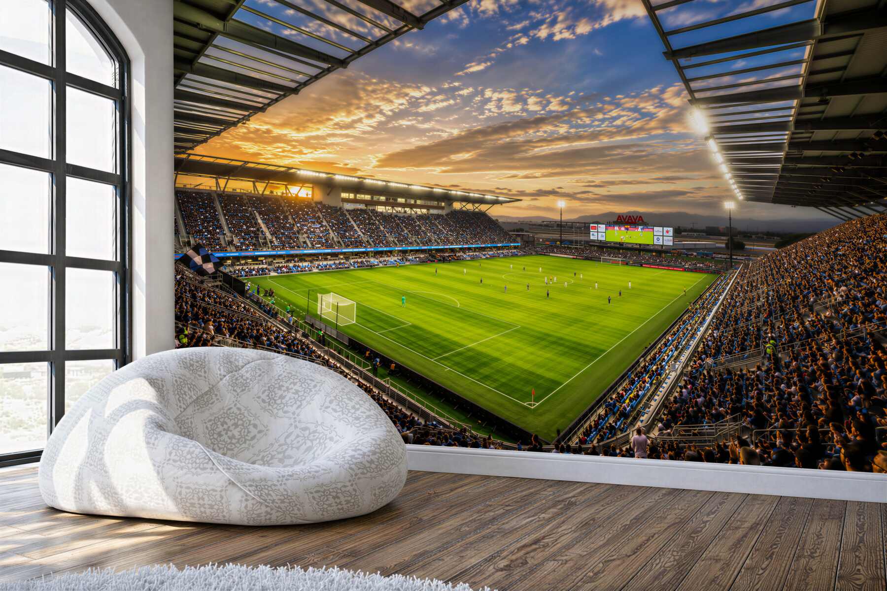 Fototapeta Gram na stadionie piłkarskim?v2345