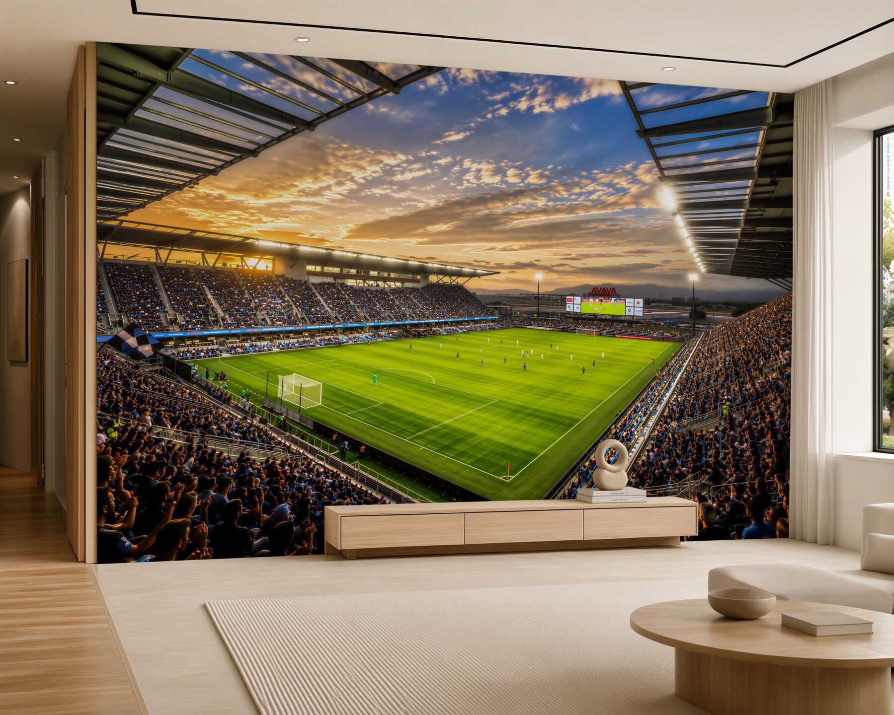 Fototapeta Gram na stadionie piłkarskim?v2345