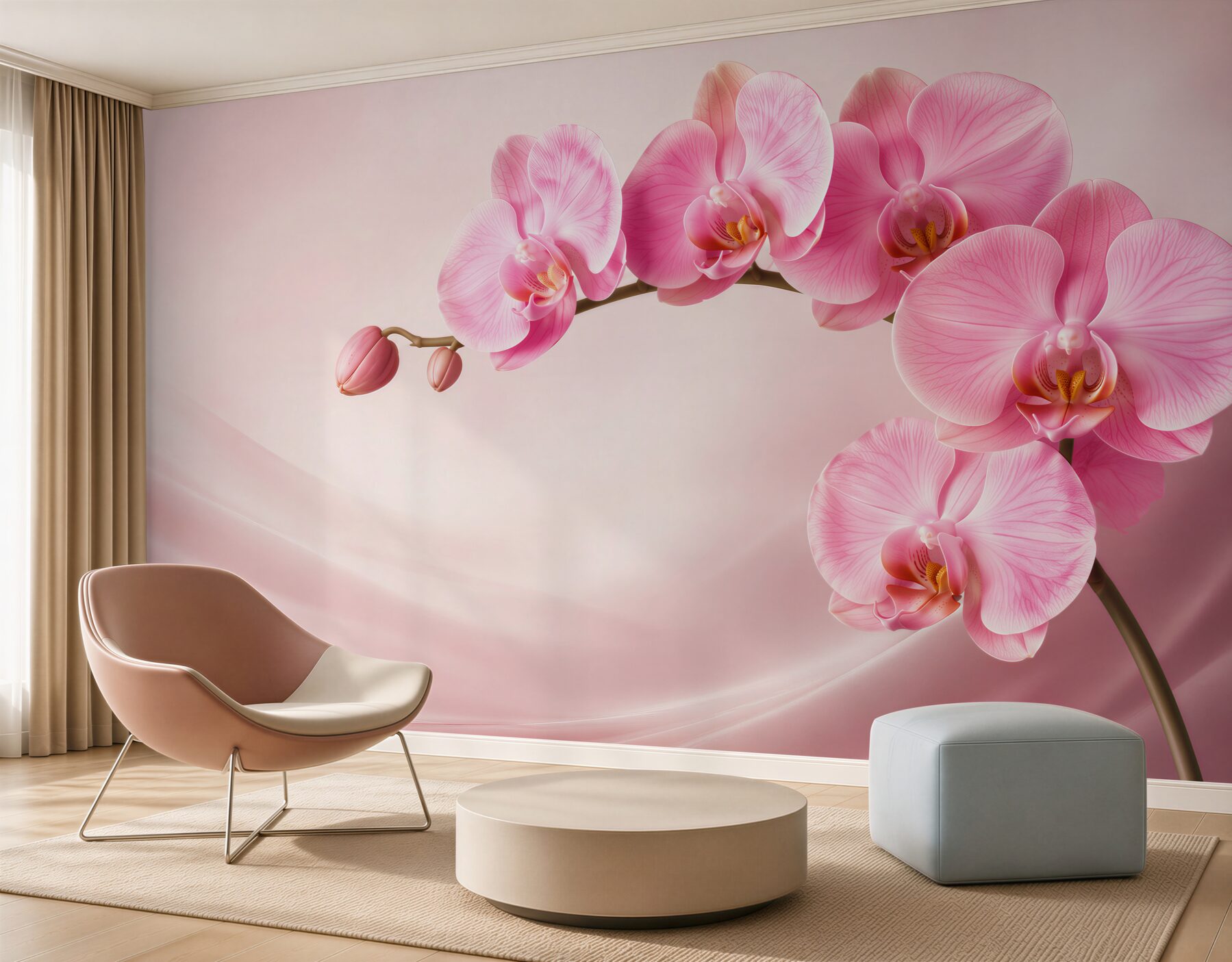 Fototapeta Gałąź czerwonej orchidei?v2345