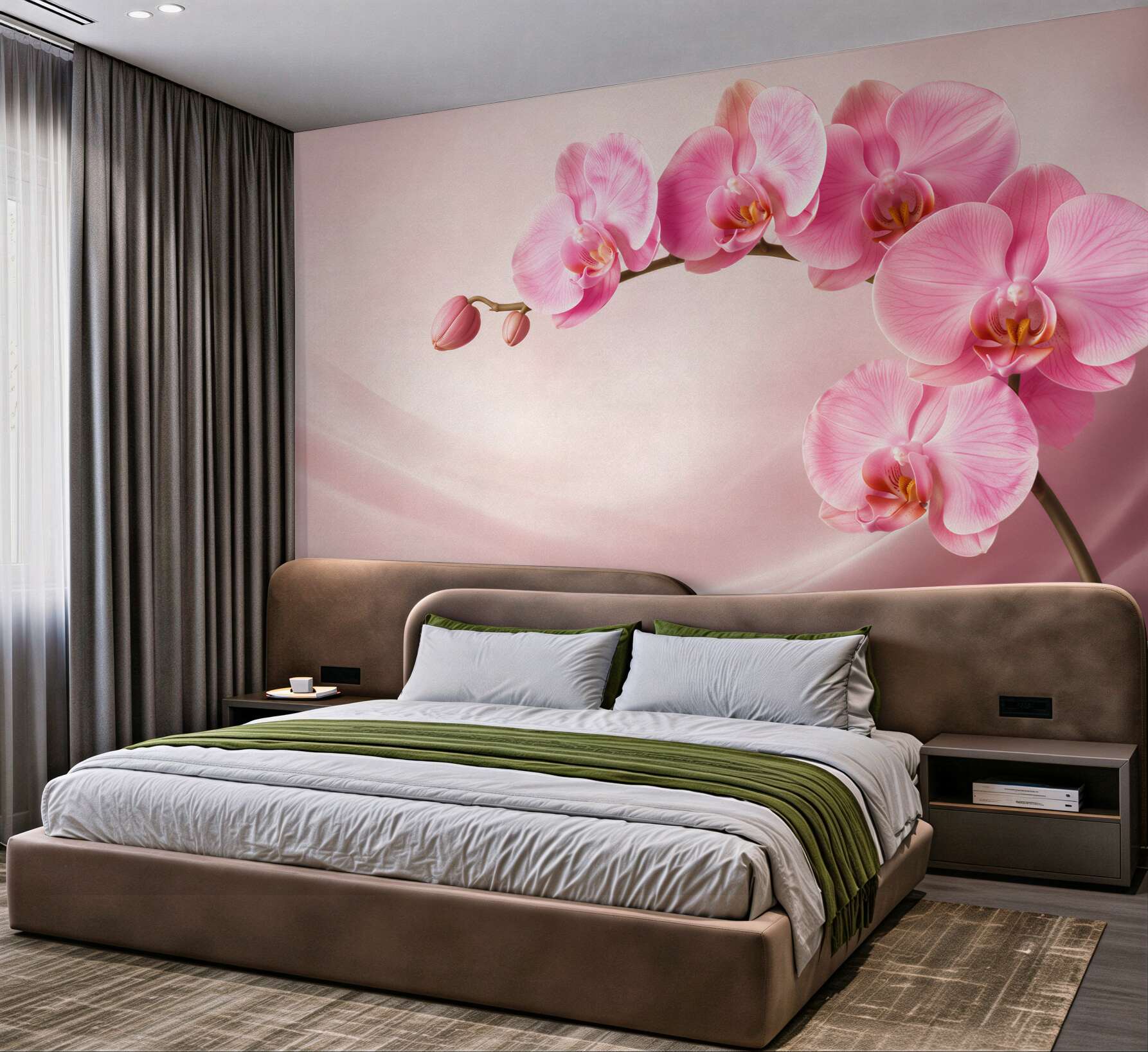 Fototapeta Gałąź czerwonej orchidei?v2345