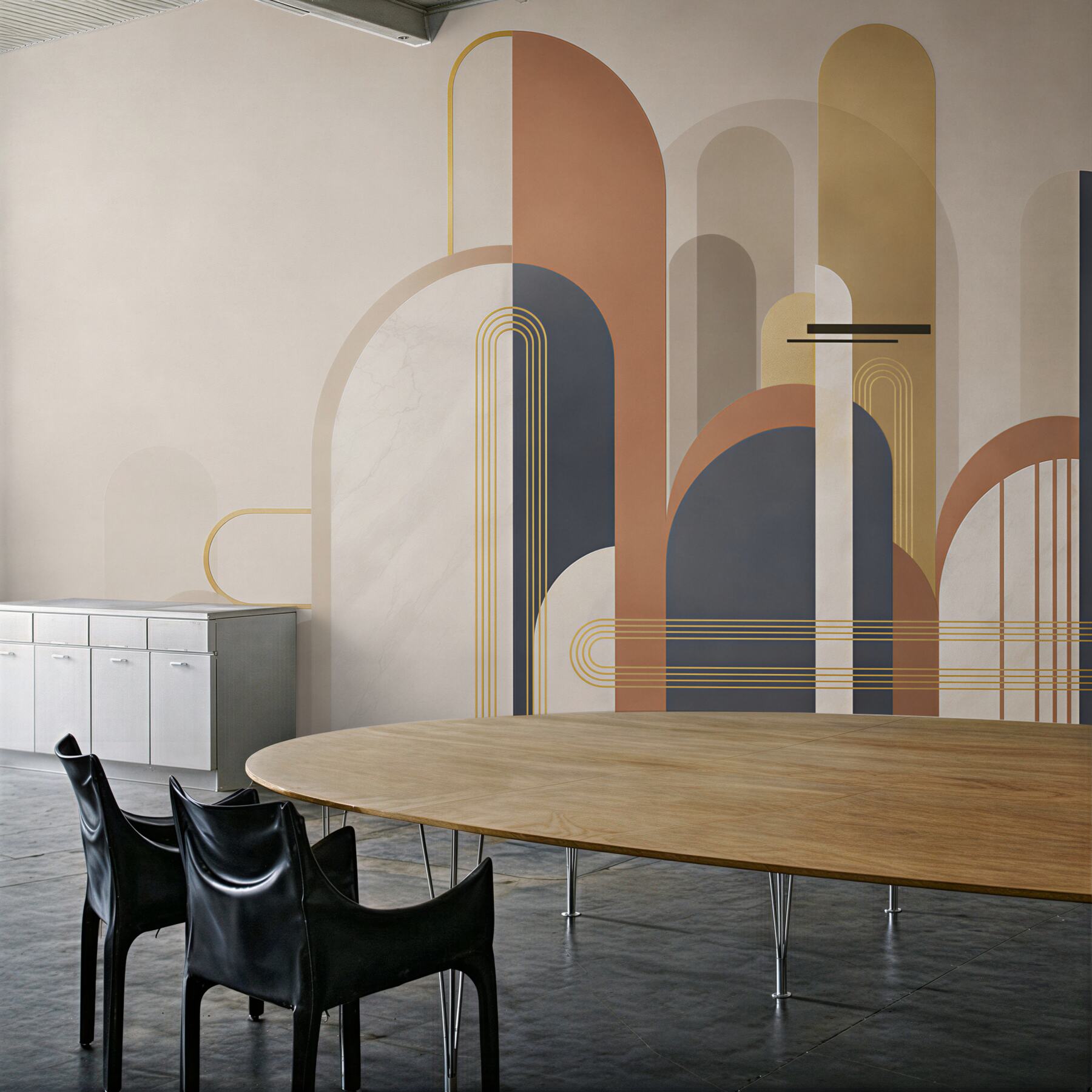 Fototapeta Abstrakcja kształtów geometrycznych