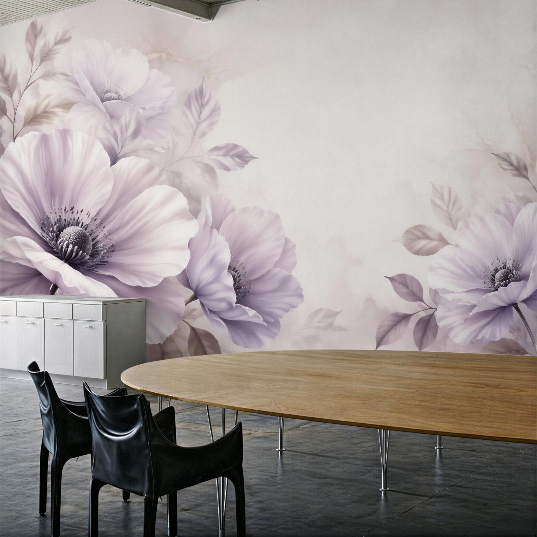Fototapeta jasnofioletowe anemony na subtelnym tle elegancka?v2345