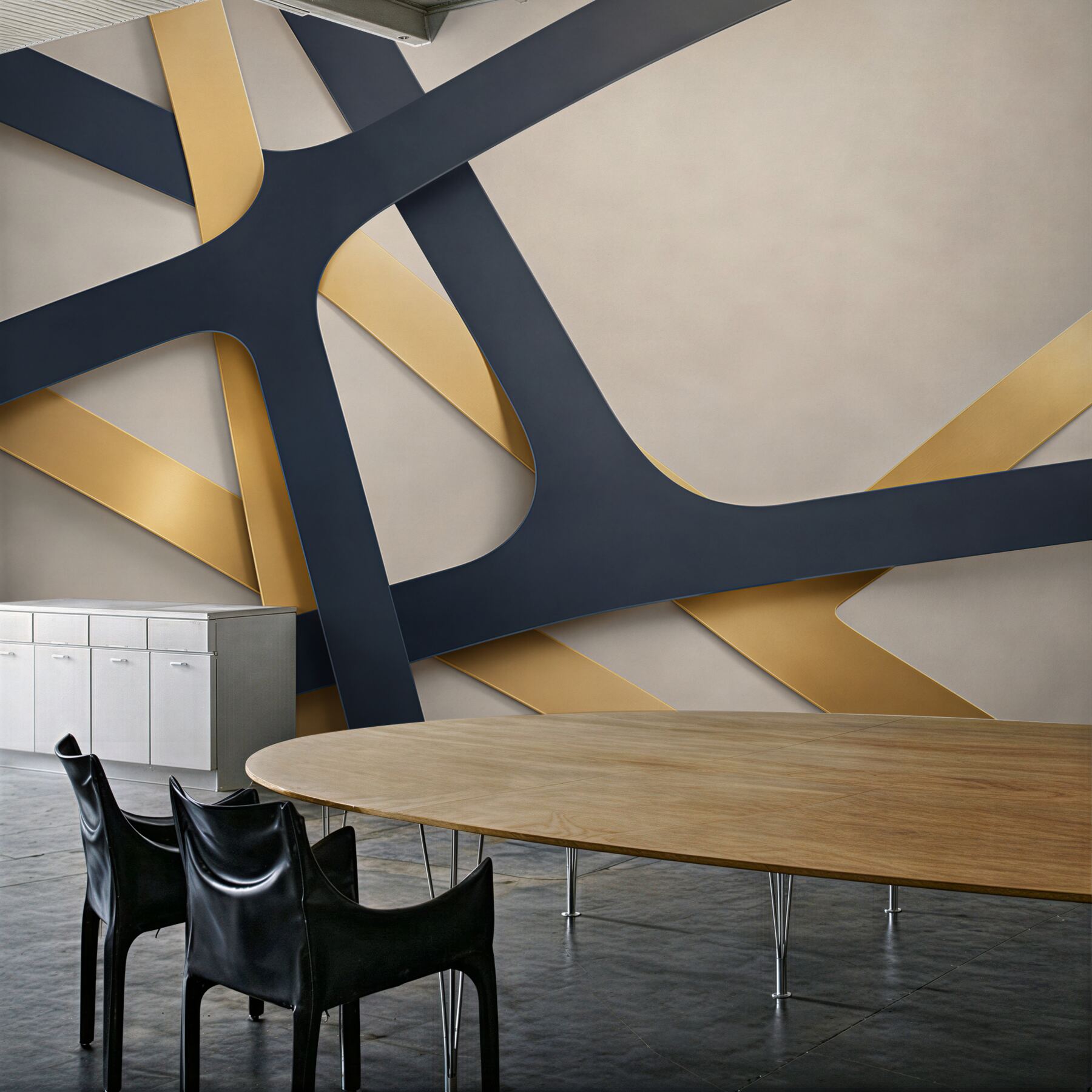 Fototapeta geometryczna abstrakcja granatowo złota nowoczesna elegancja?v2345