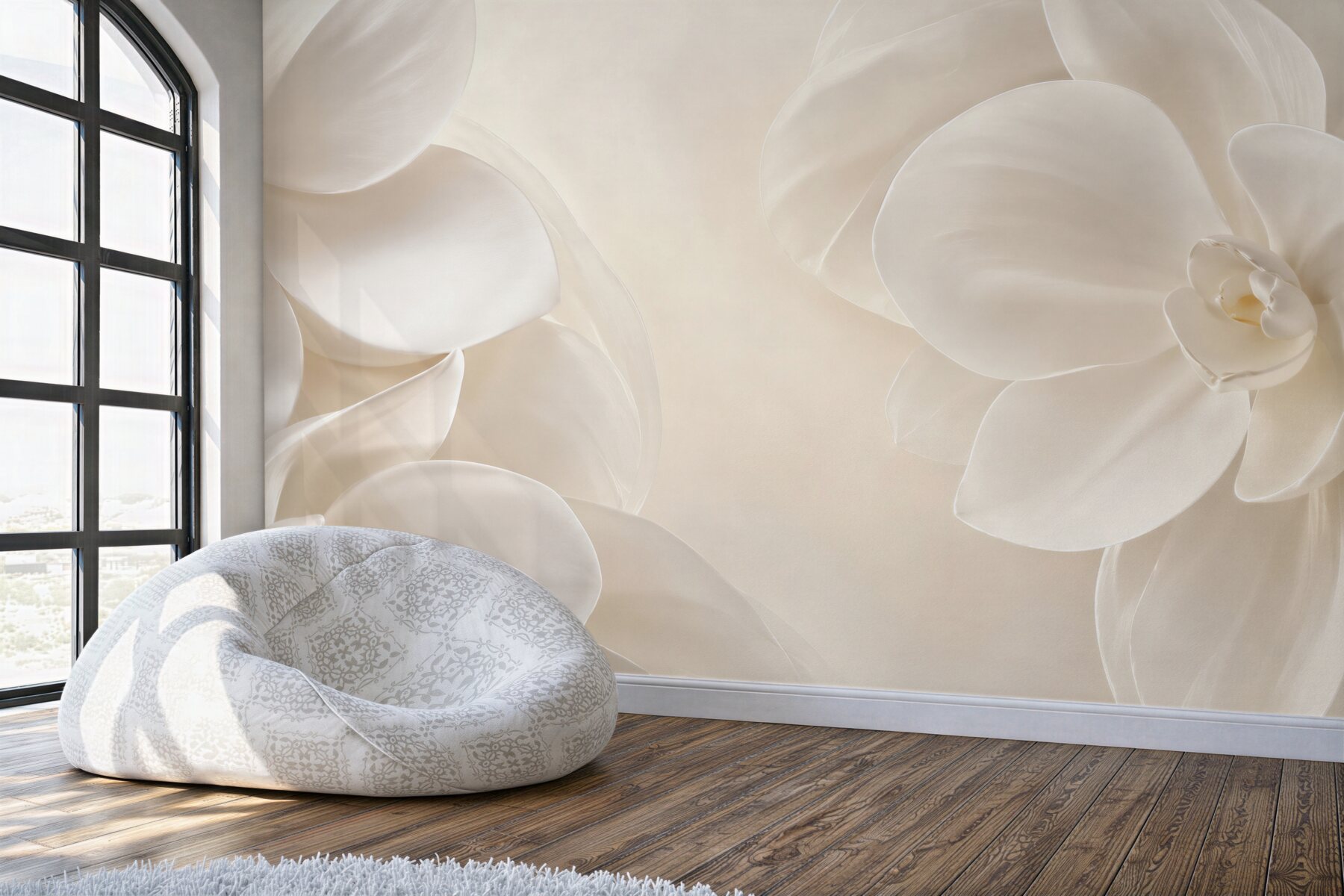 Fototapeta śnieżnobiałe porcelanowe kwiaty?v2345