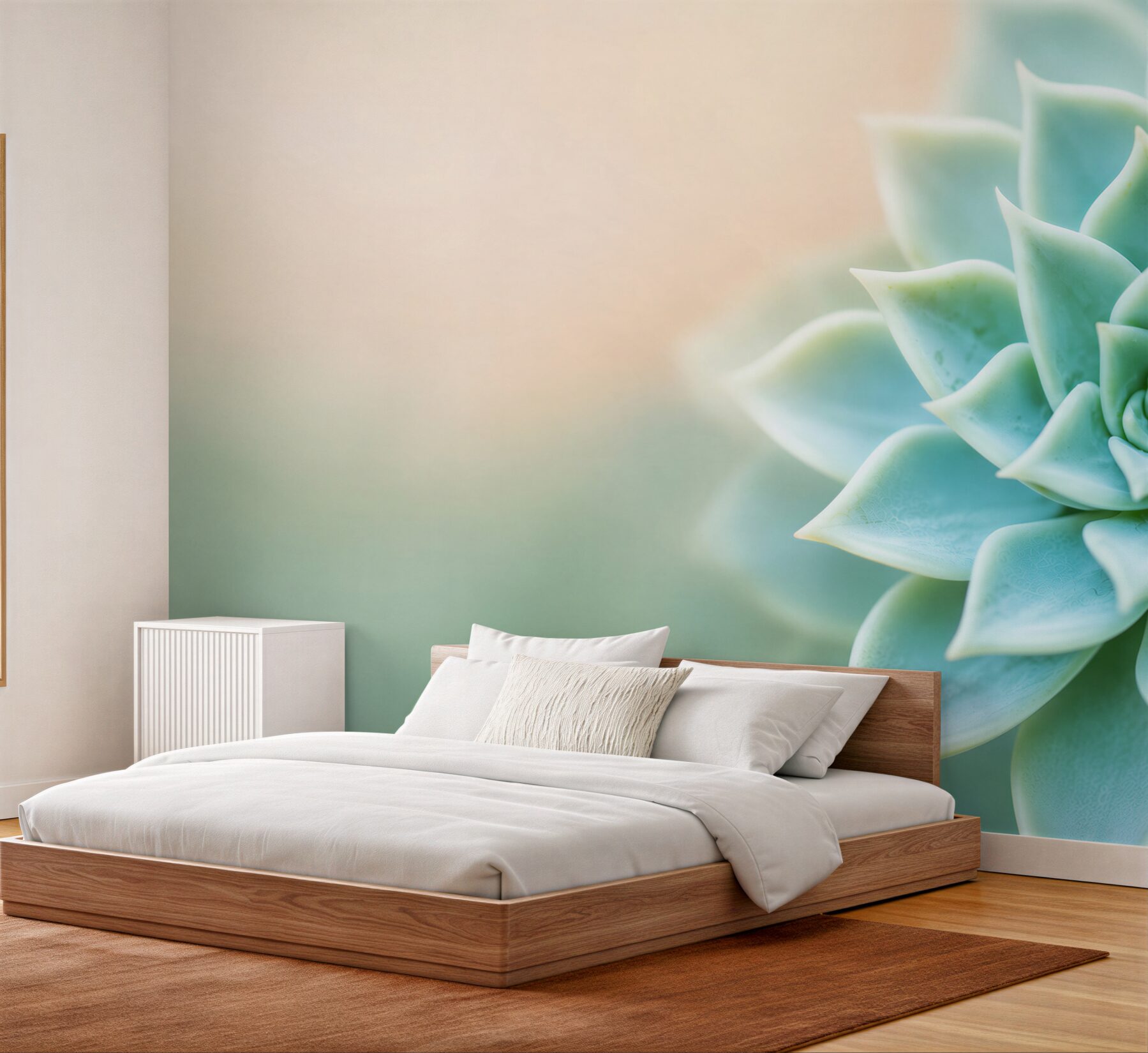 Fototapeta sukulent echeveria miętowy makro relaksująca?v2345