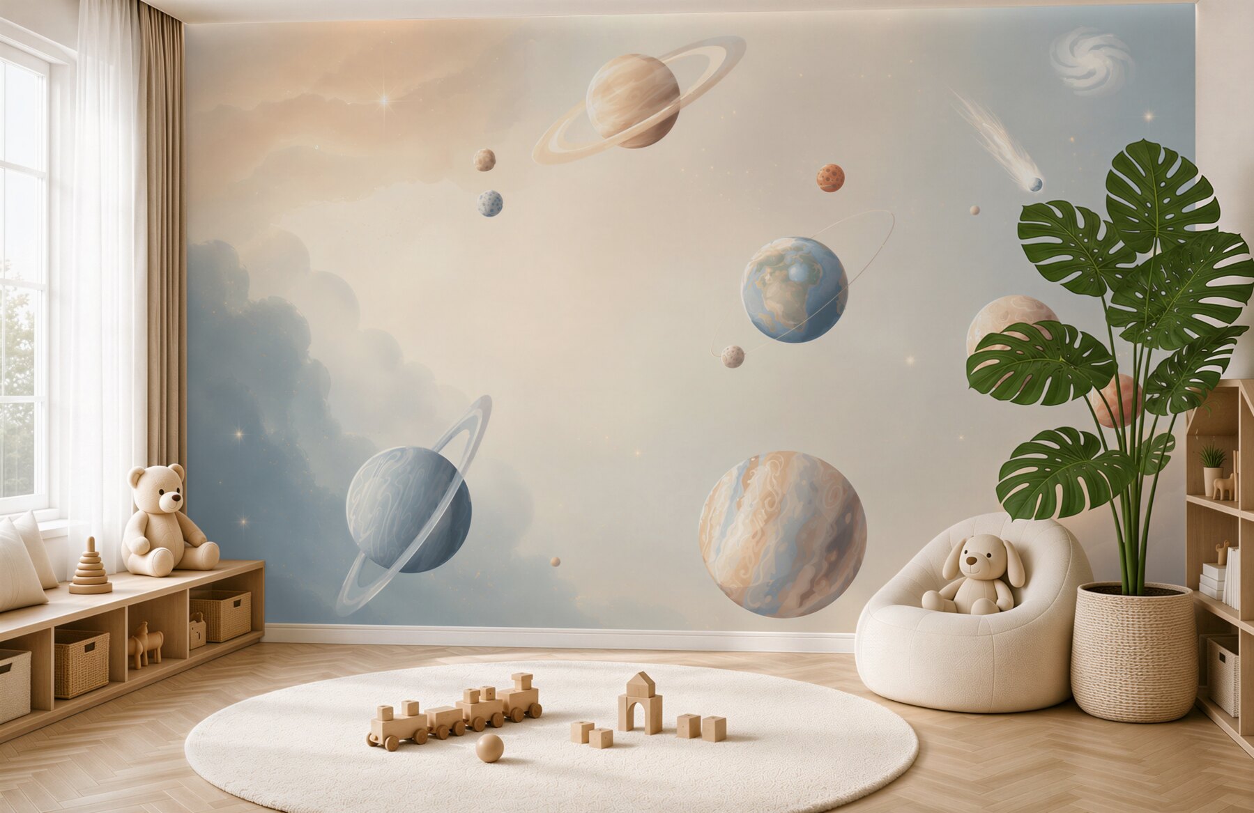 Fototapeta Różne światy planet?v2345