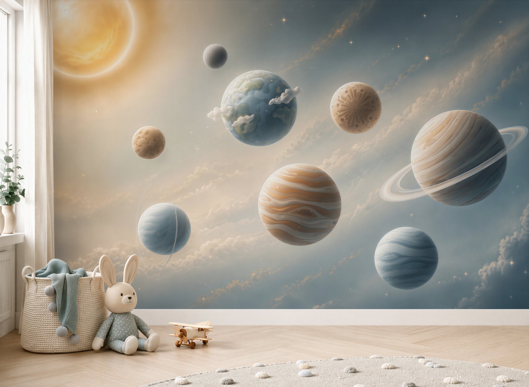Fototapeta Wiele planet w kosmosie?v2345