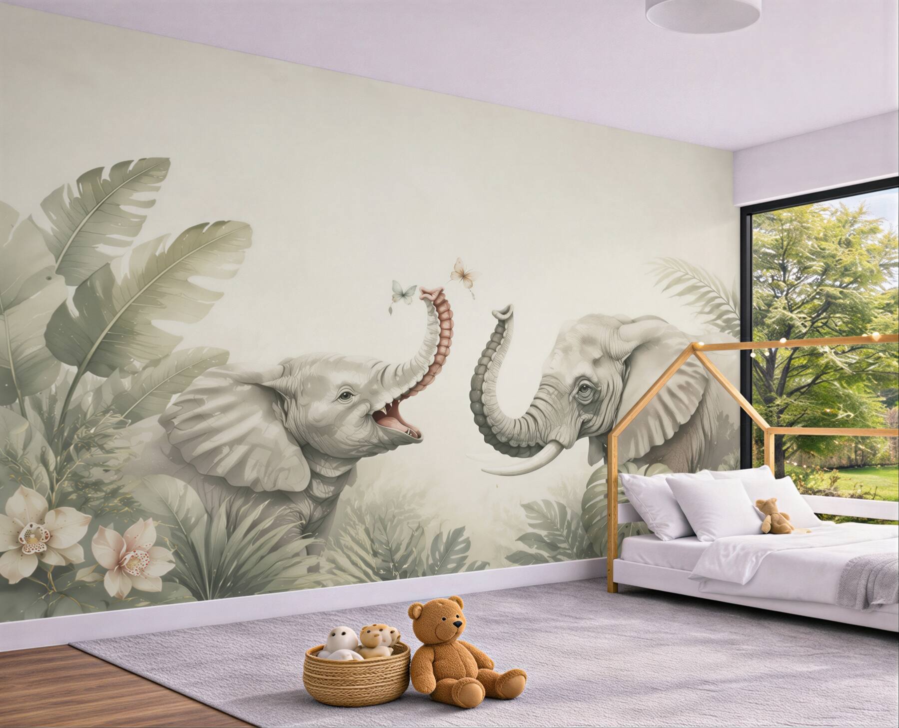 Fototapeta Elephant and Elephant Walk?v2345