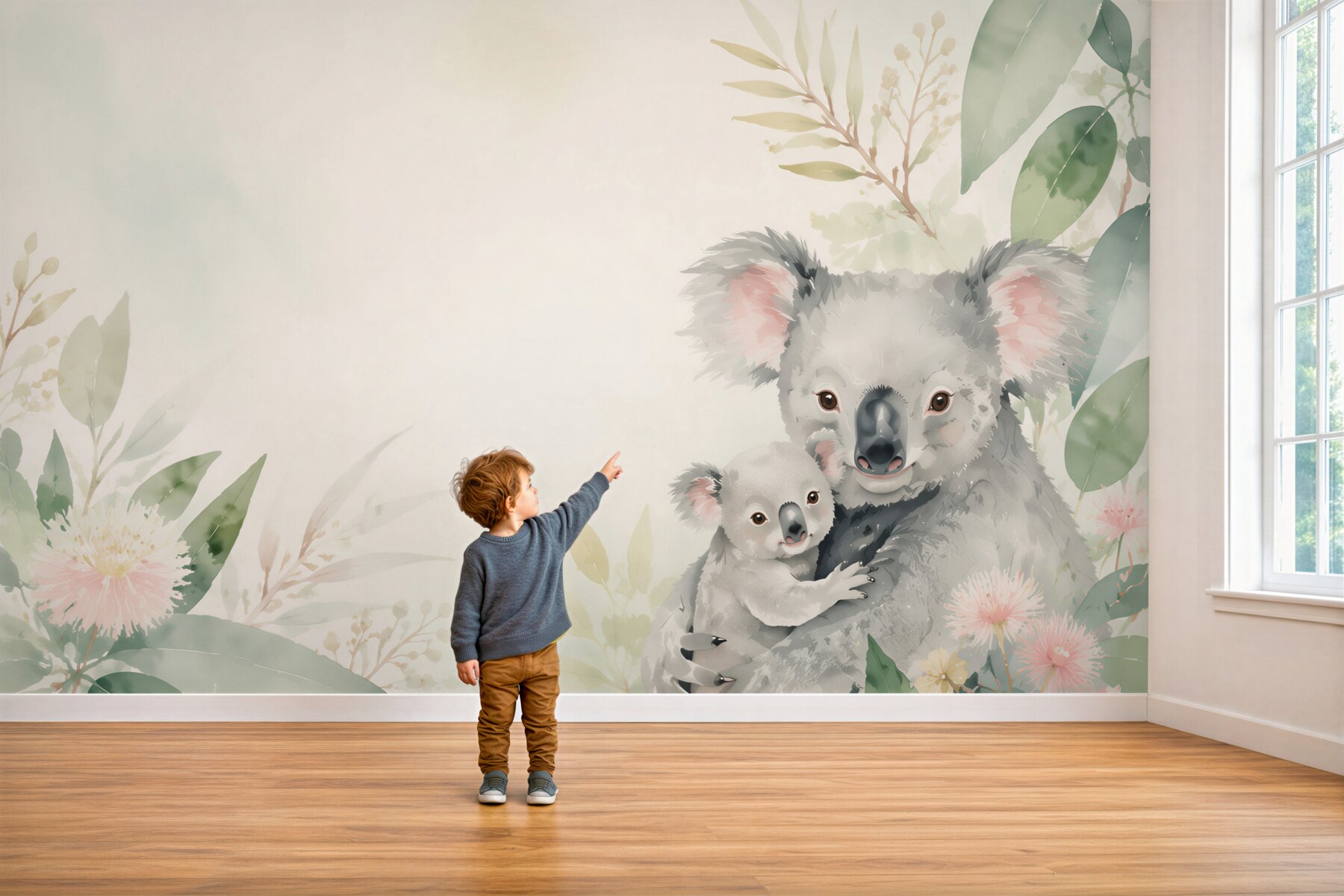 Fototapeta Mama koala z dzieckiem?v2345