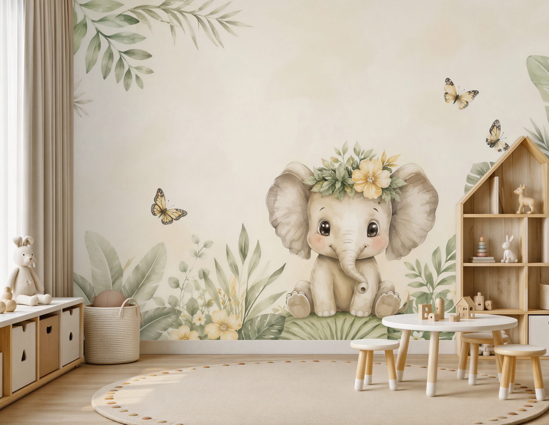 Fototapeta Elephant in Greens?v2345