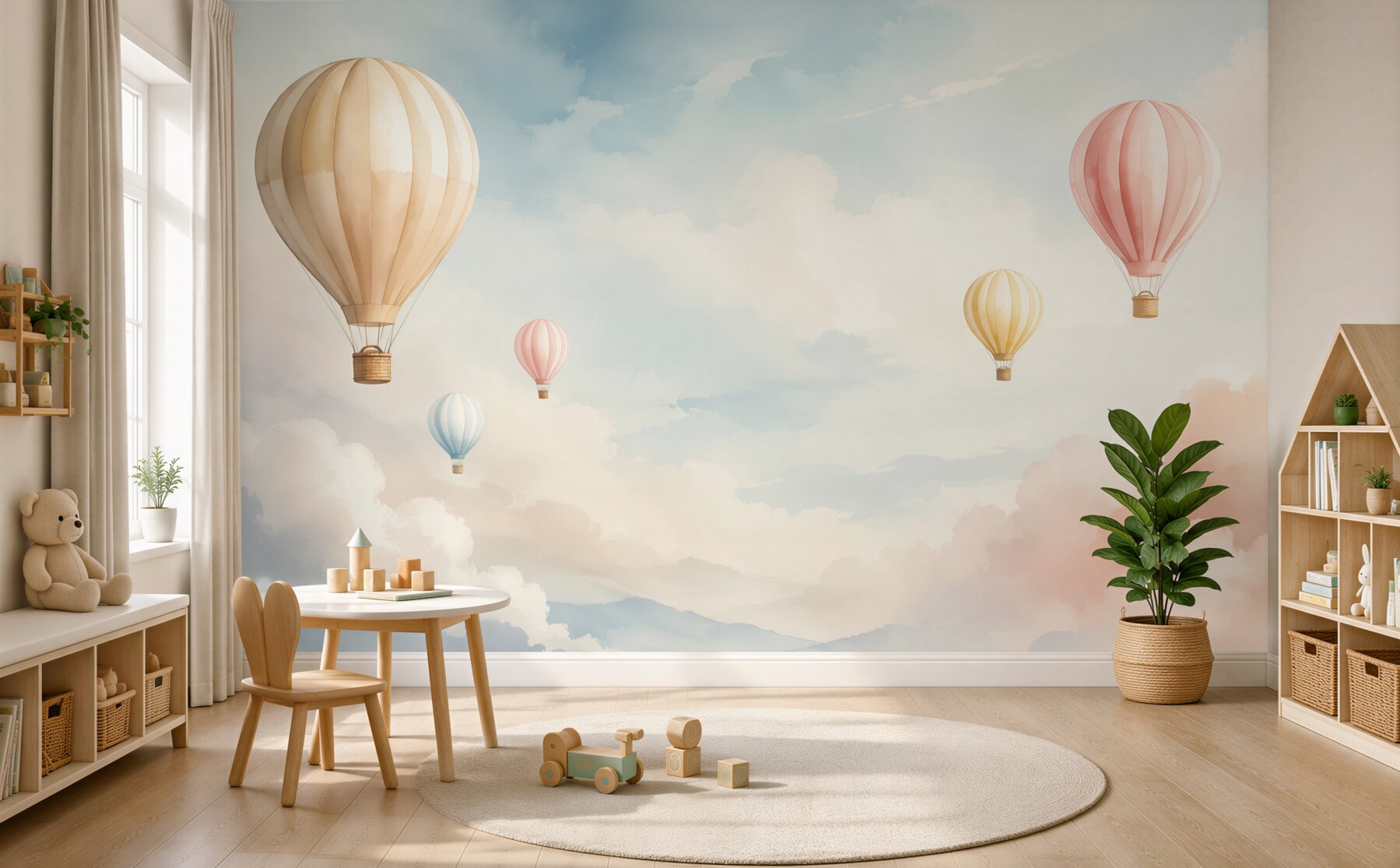 Fototapeta Balony wisi na niebie?v2345