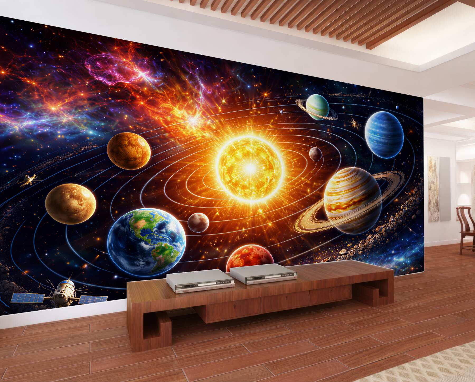 Fototapeta kolorowy układ planetarny?v2345