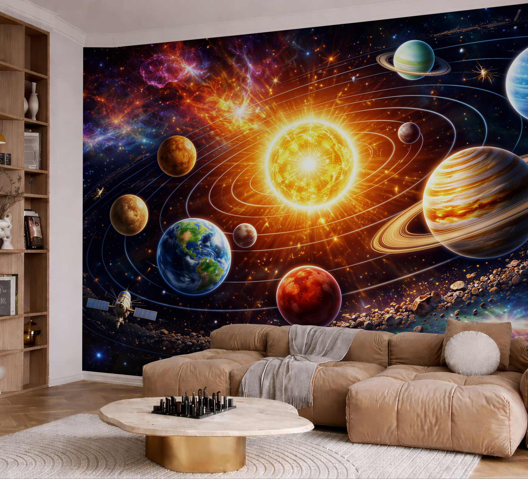 Fototapeta kolorowy układ planetarny?v2345