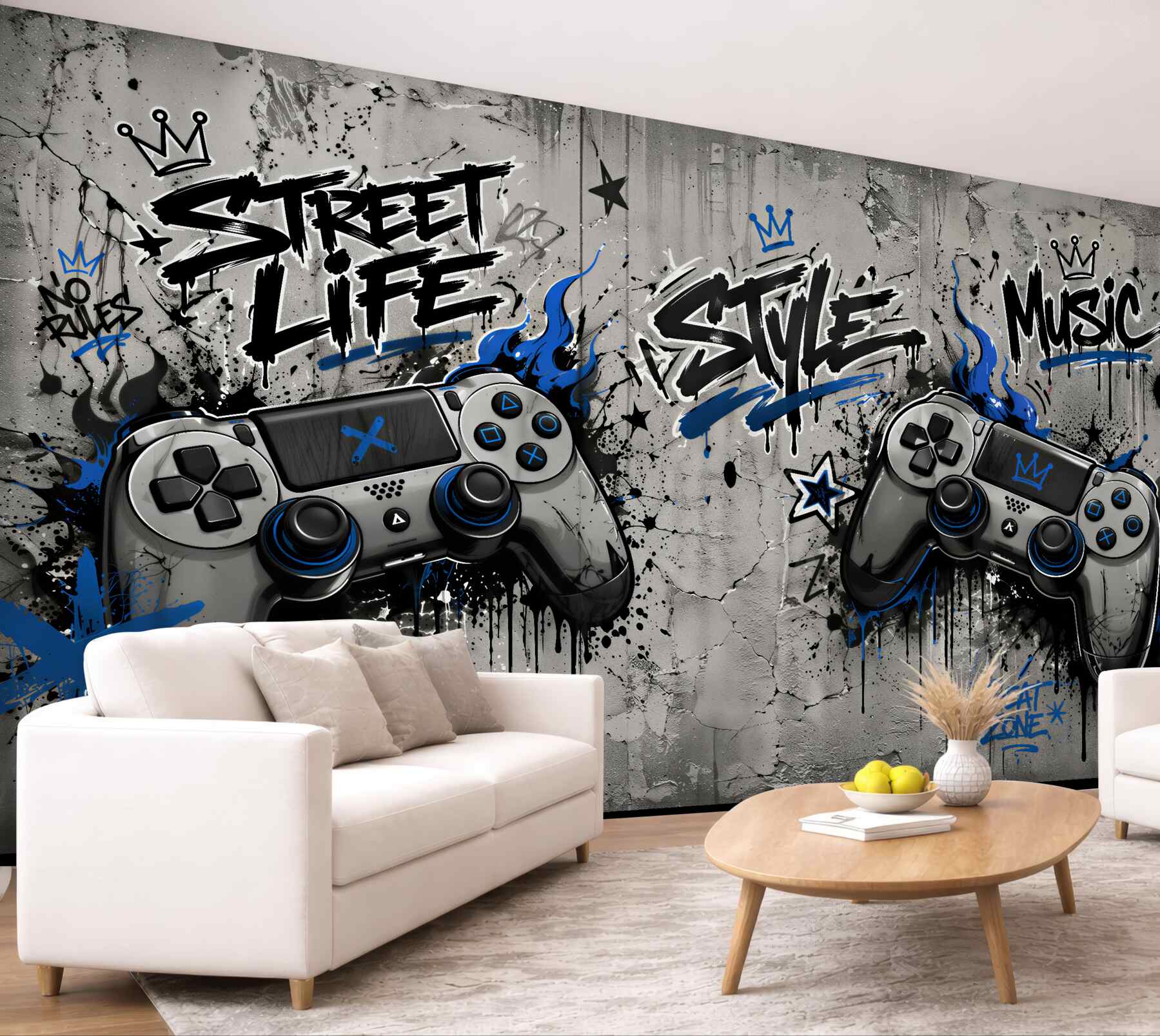 Fototapeta gaming street style z padami?v2345