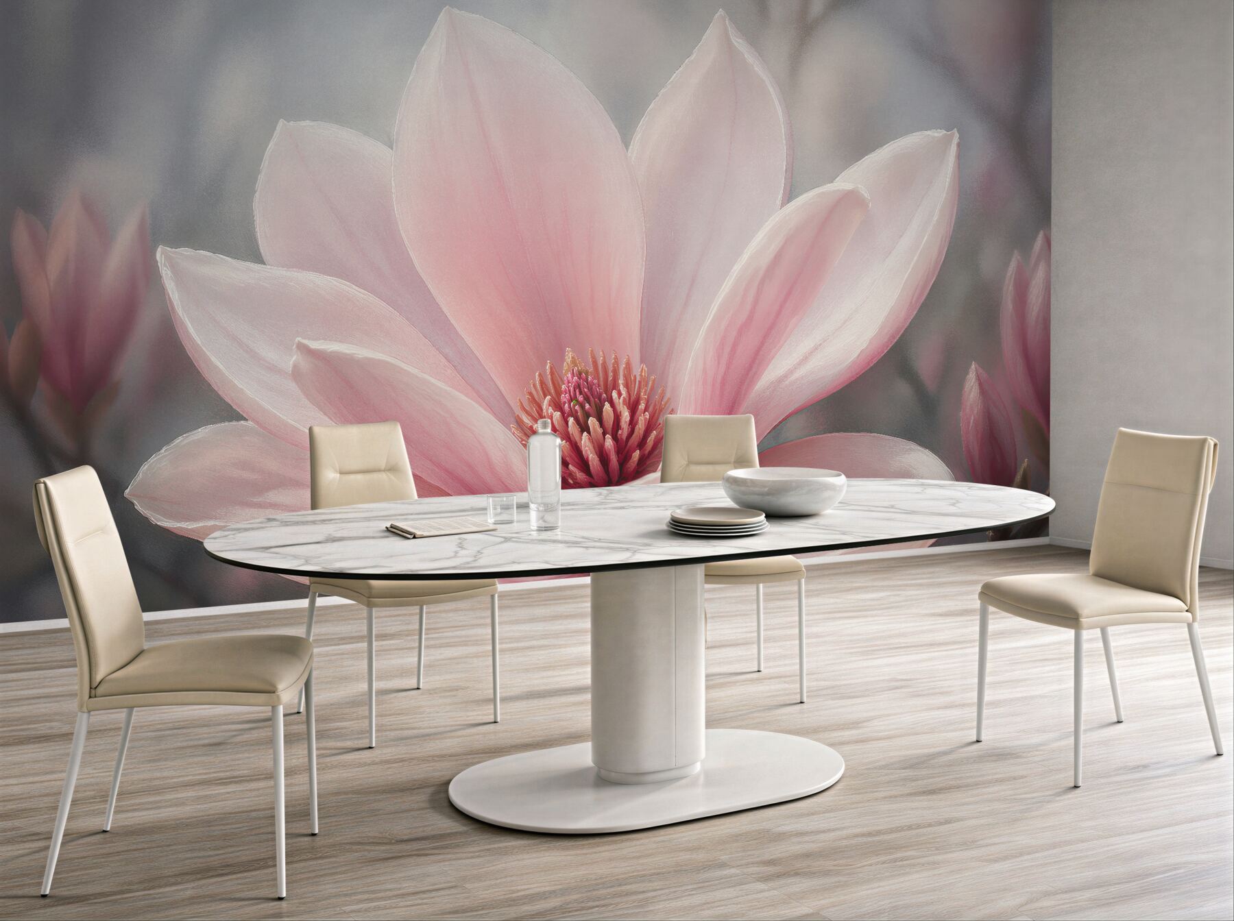 Fototapeta różowa magnolia o świcie?v2345