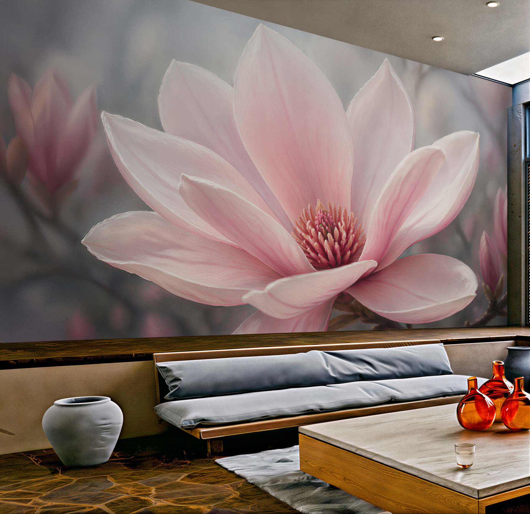 Fototapeta różowa magnolia o świcie?v2345