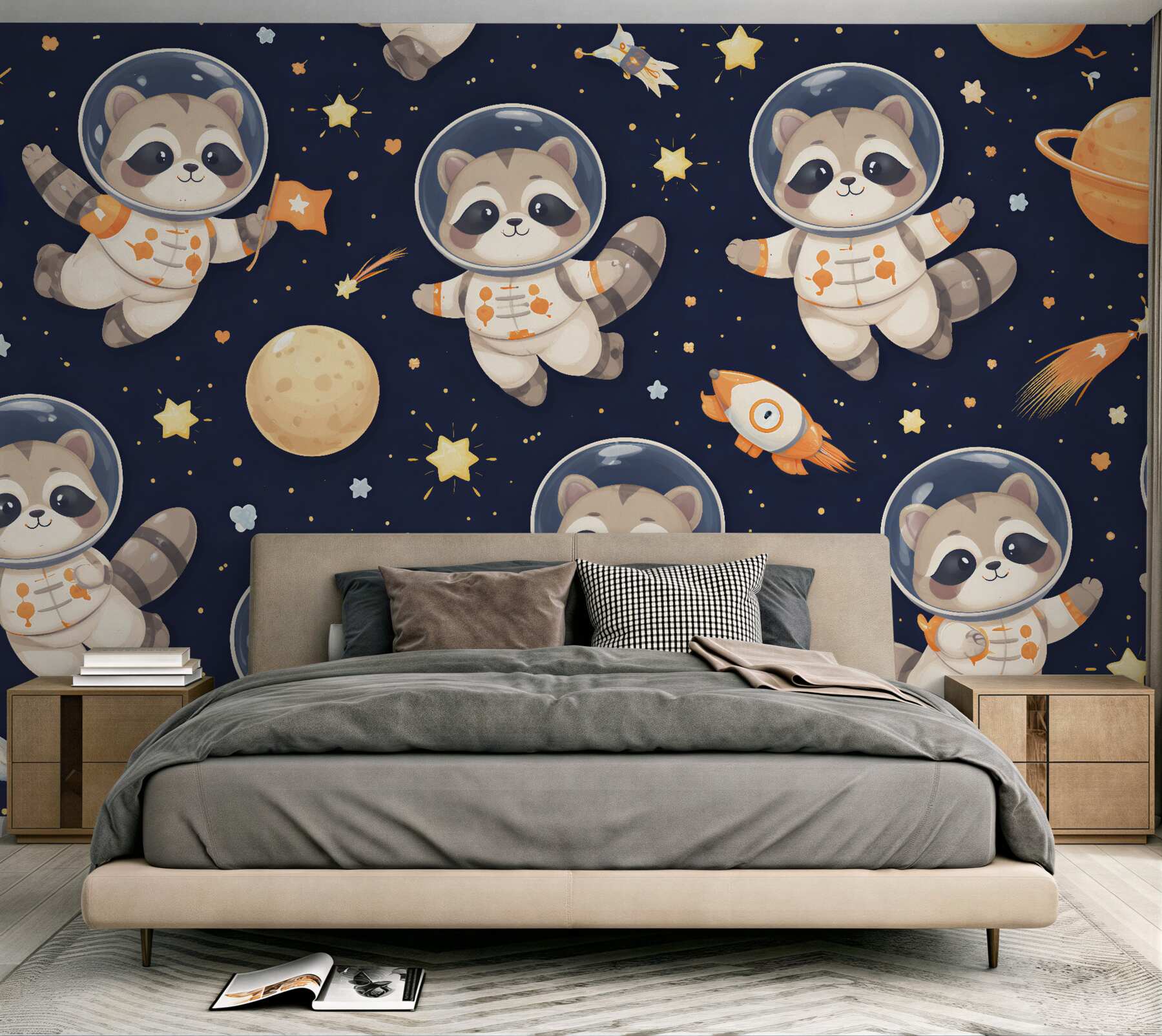 Fototapeta szopy astronauci w kosmicznej przygodzie?v2345