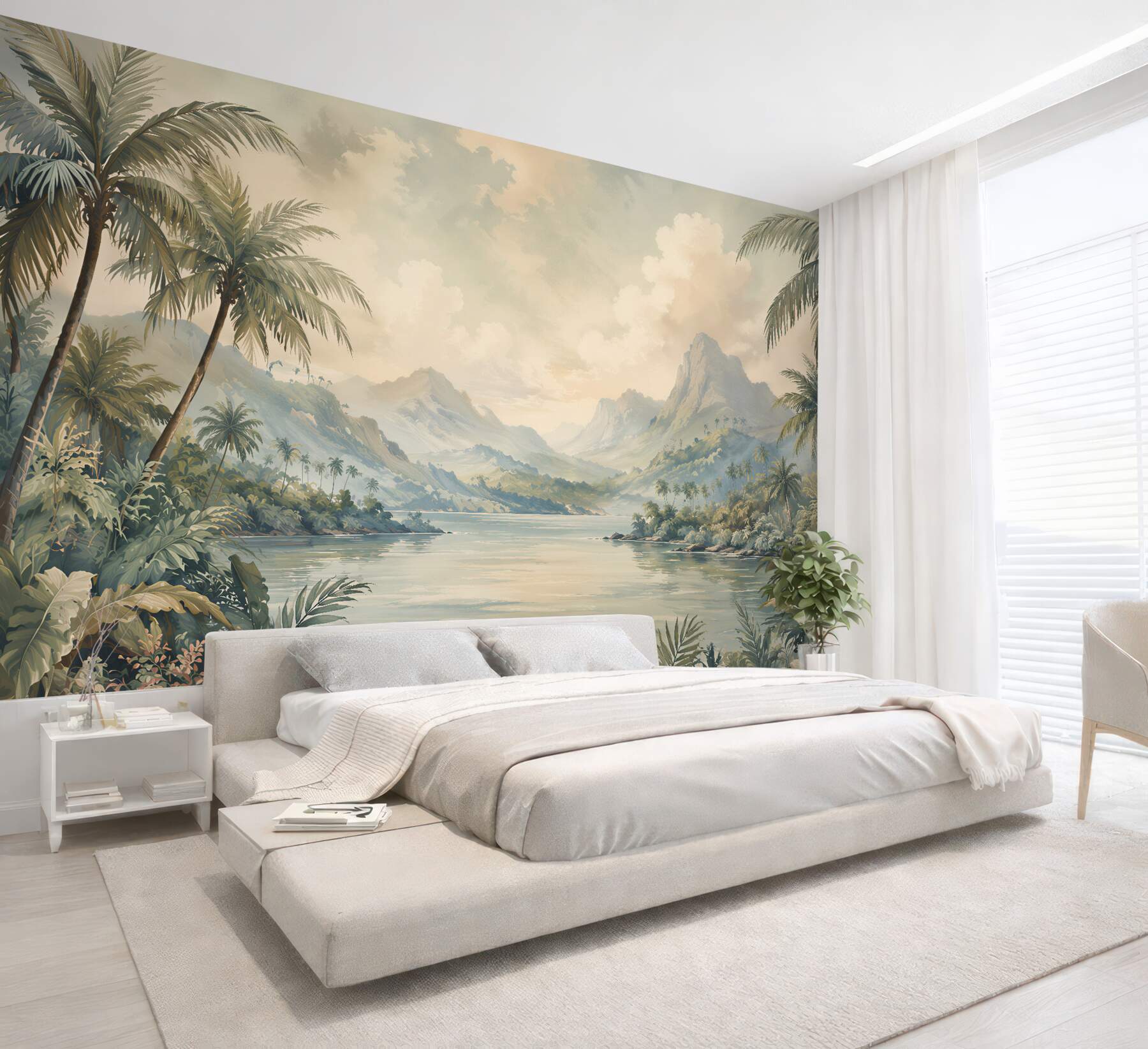 Fototapeta rajska laguna wśród palm?v2345