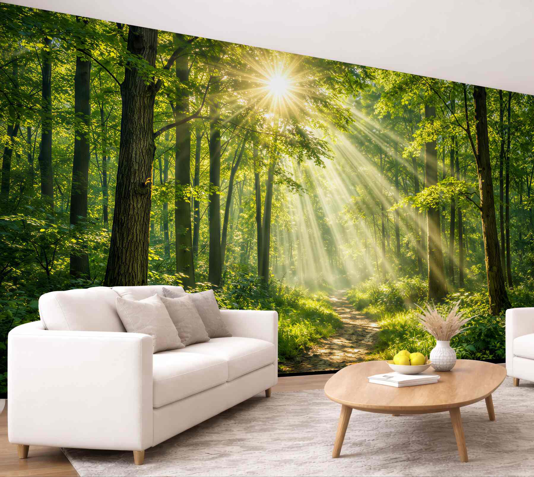 Fototapeta słoneczny las z leśną ścieżką?v2345