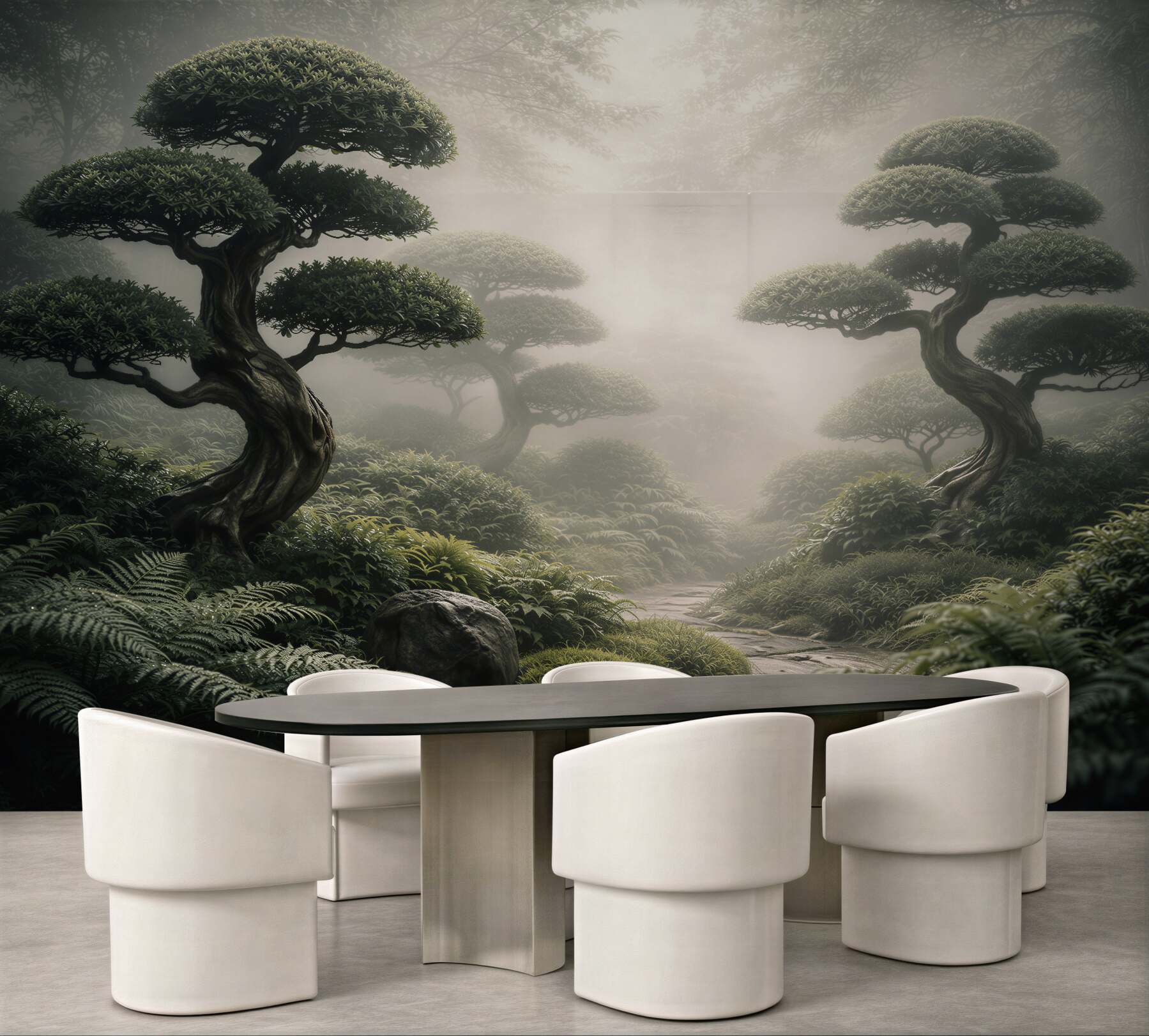 Fototapeta mistyczny ogród bonsai?v2345