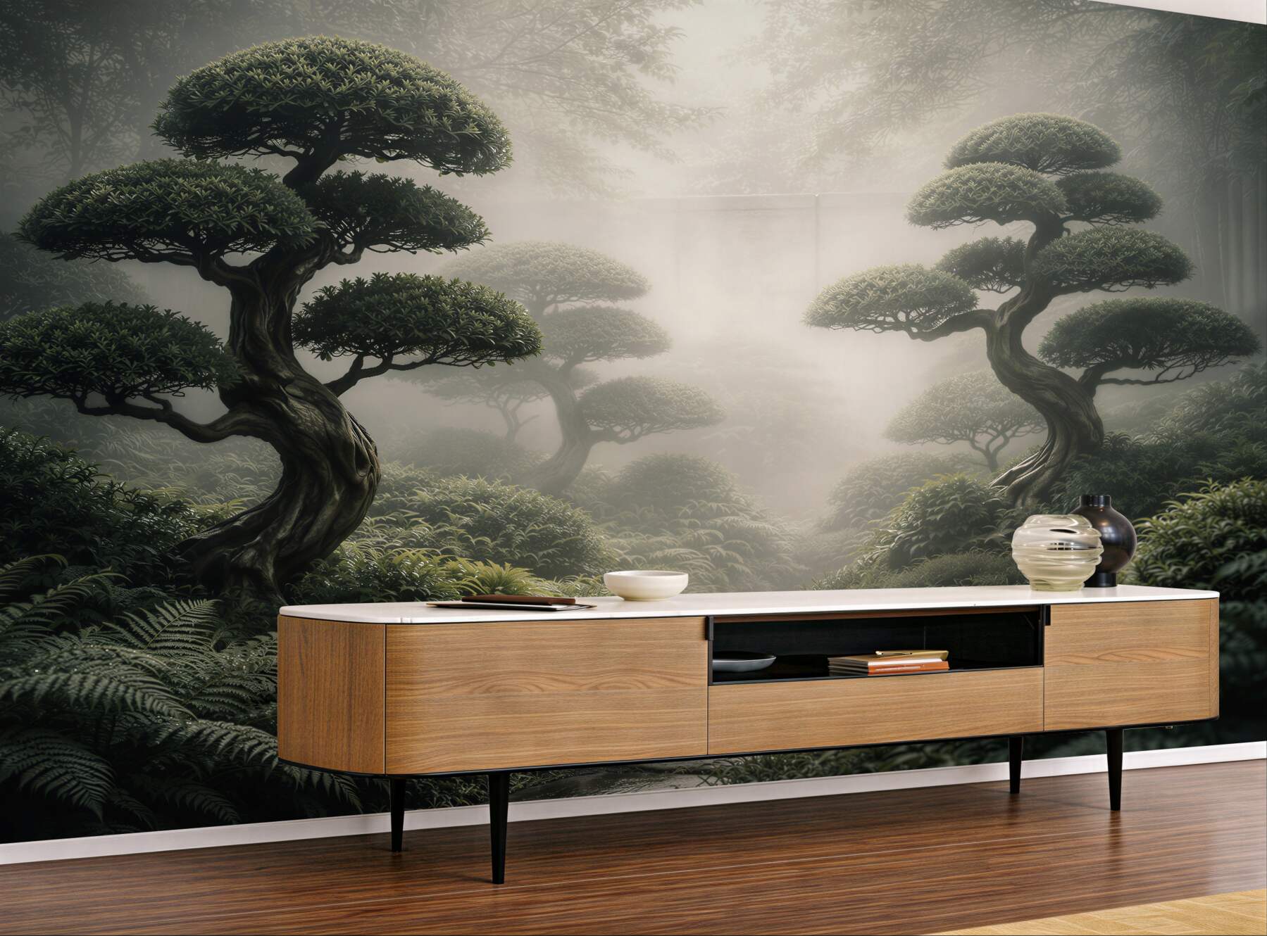 Fototapeta mistyczny ogród bonsai?v2345