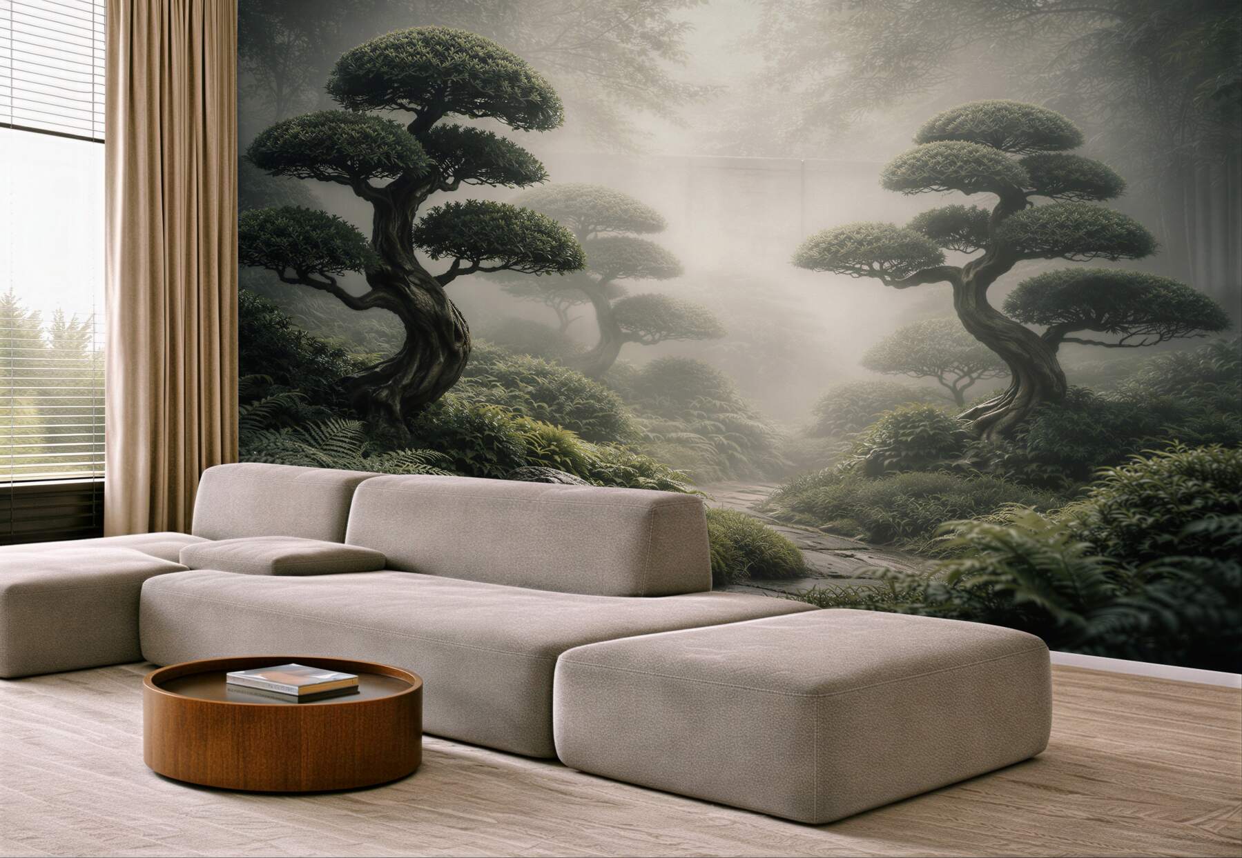 Fototapeta mistyczny ogród bonsai?v2345