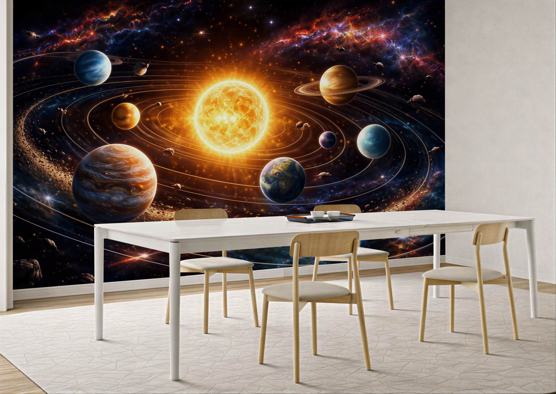 Fototapeta słoneczny układ planetarny?v2345