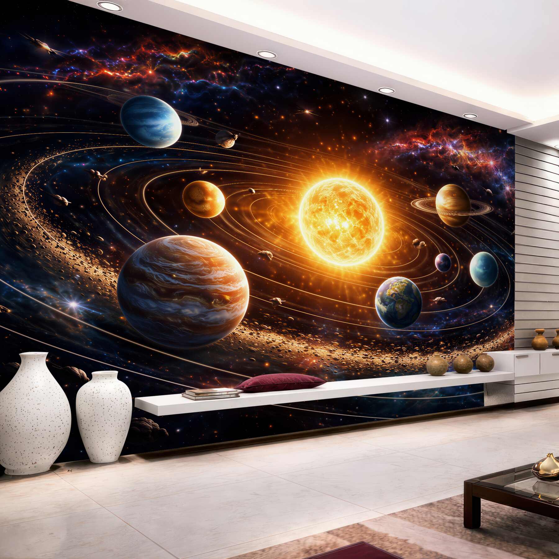 Fototapeta słoneczny układ planetarny?v2345