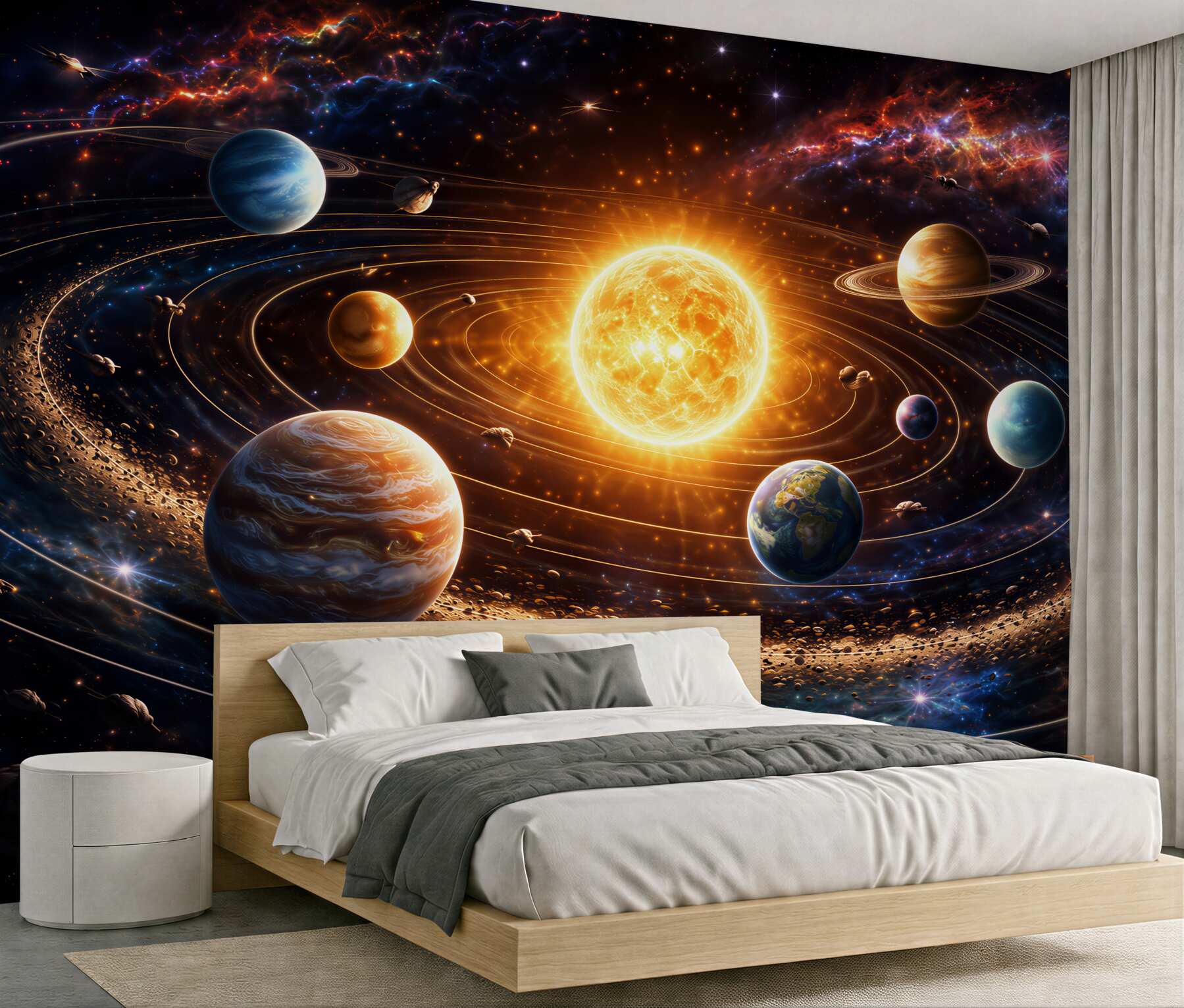 Fototapeta słoneczny układ planetarny?v2345