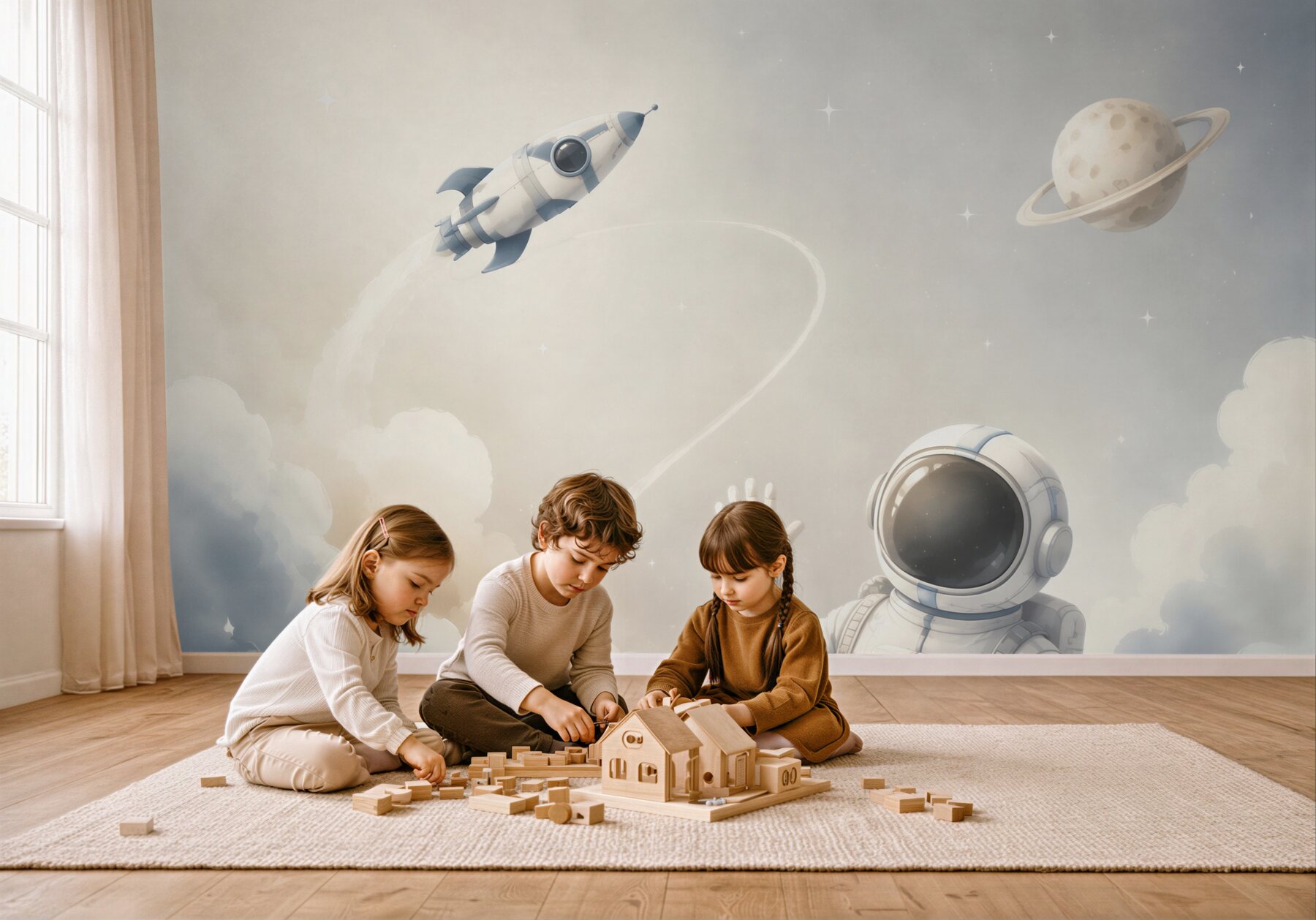 Fototapeta Astronauta i przestrzeń?v2345