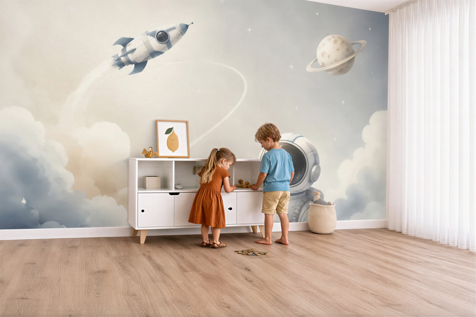 Fototapeta Astronauta i przestrzeń?v2345