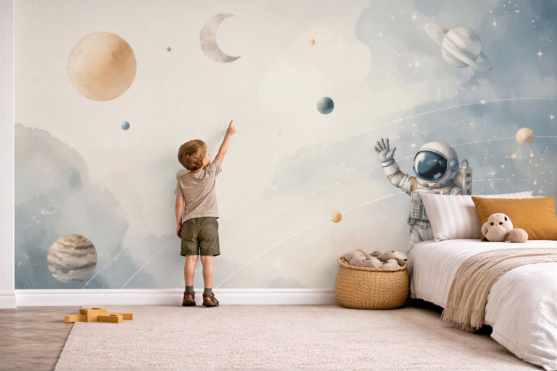 Fototapeta Astronauta latał w kosmos?v2345