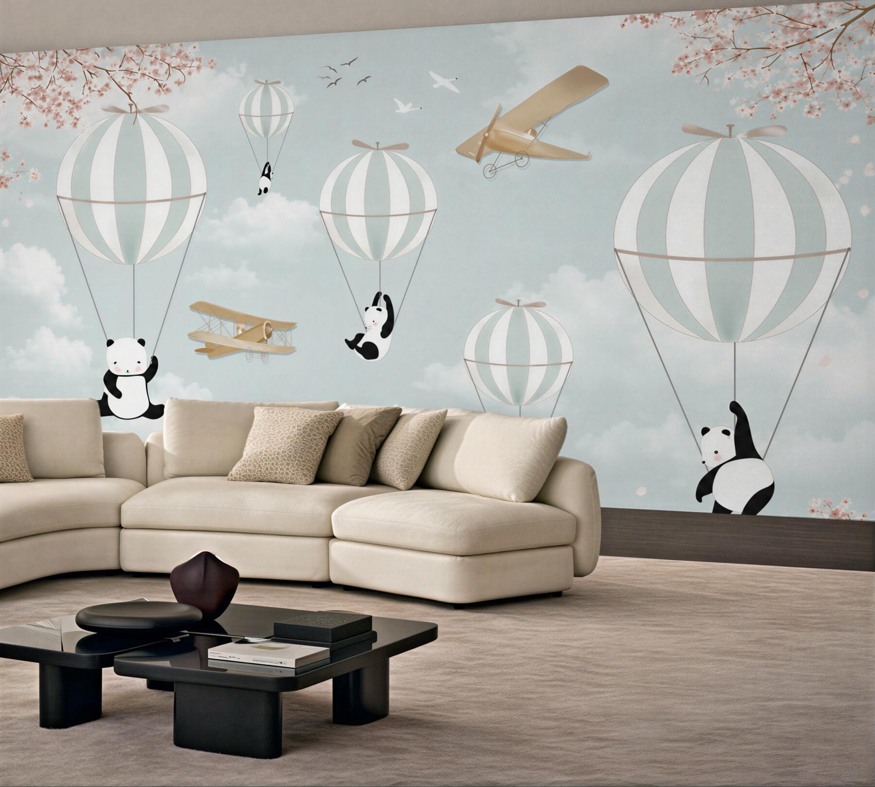 Fototapeta balony i pandy?v2345