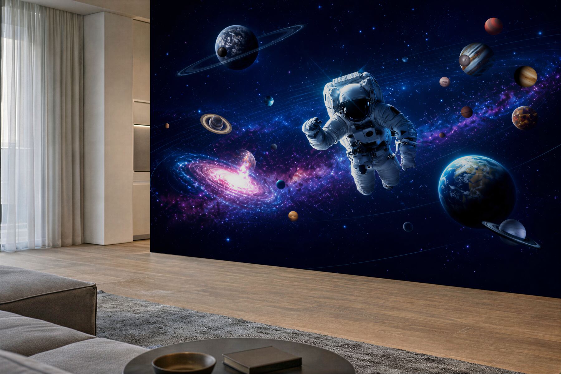 Fototapeta astronauta w kosmosie?v2345