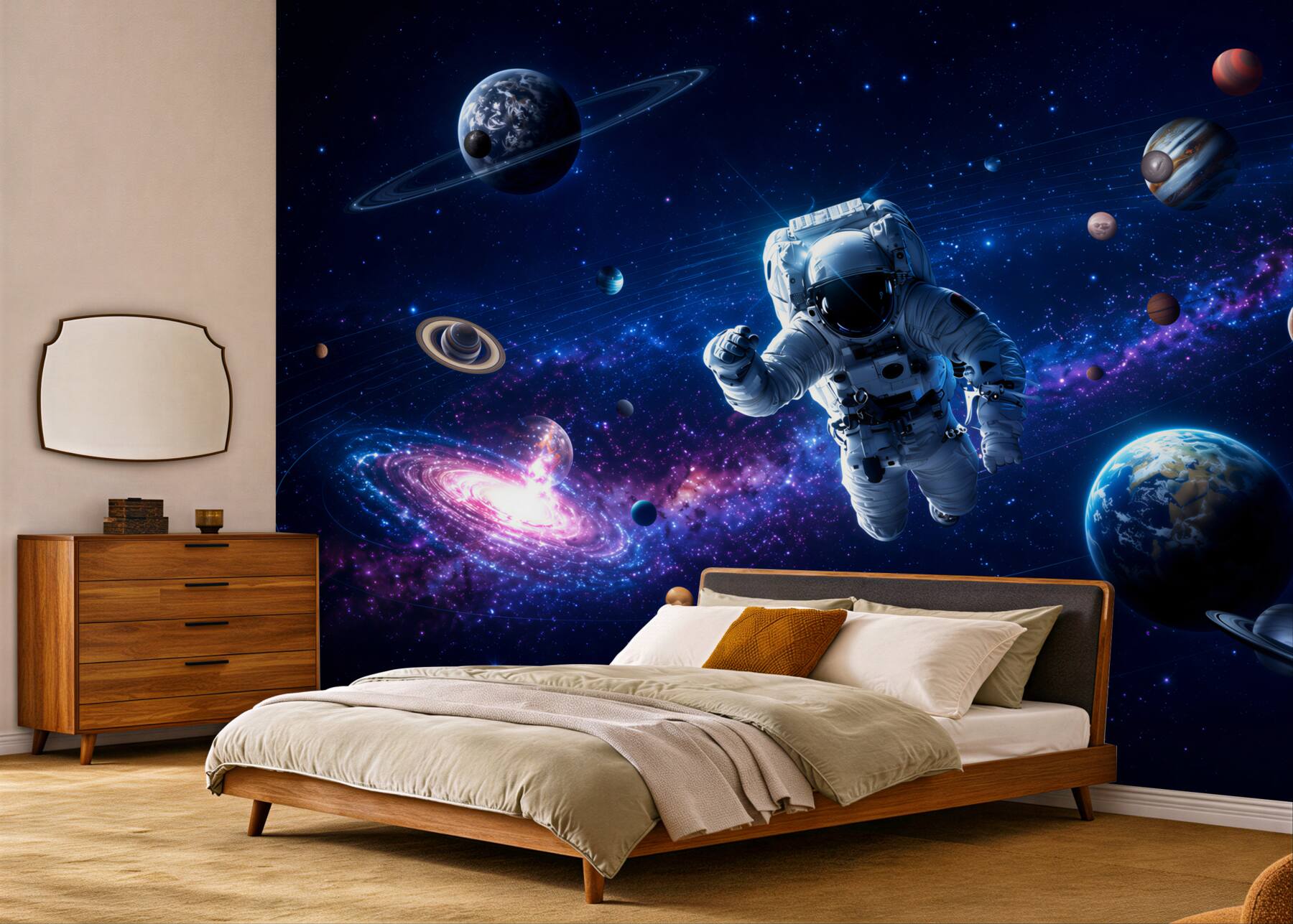 Fototapeta astronauta w kosmosie