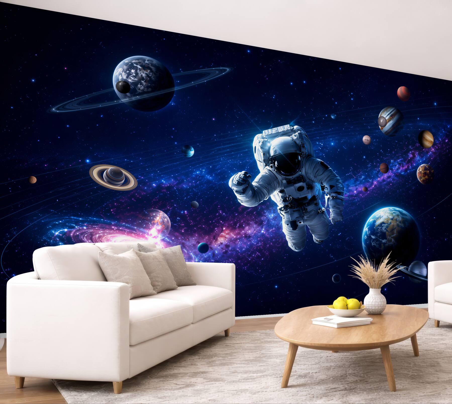 Fototapeta astronauta w kosmosie?v2345