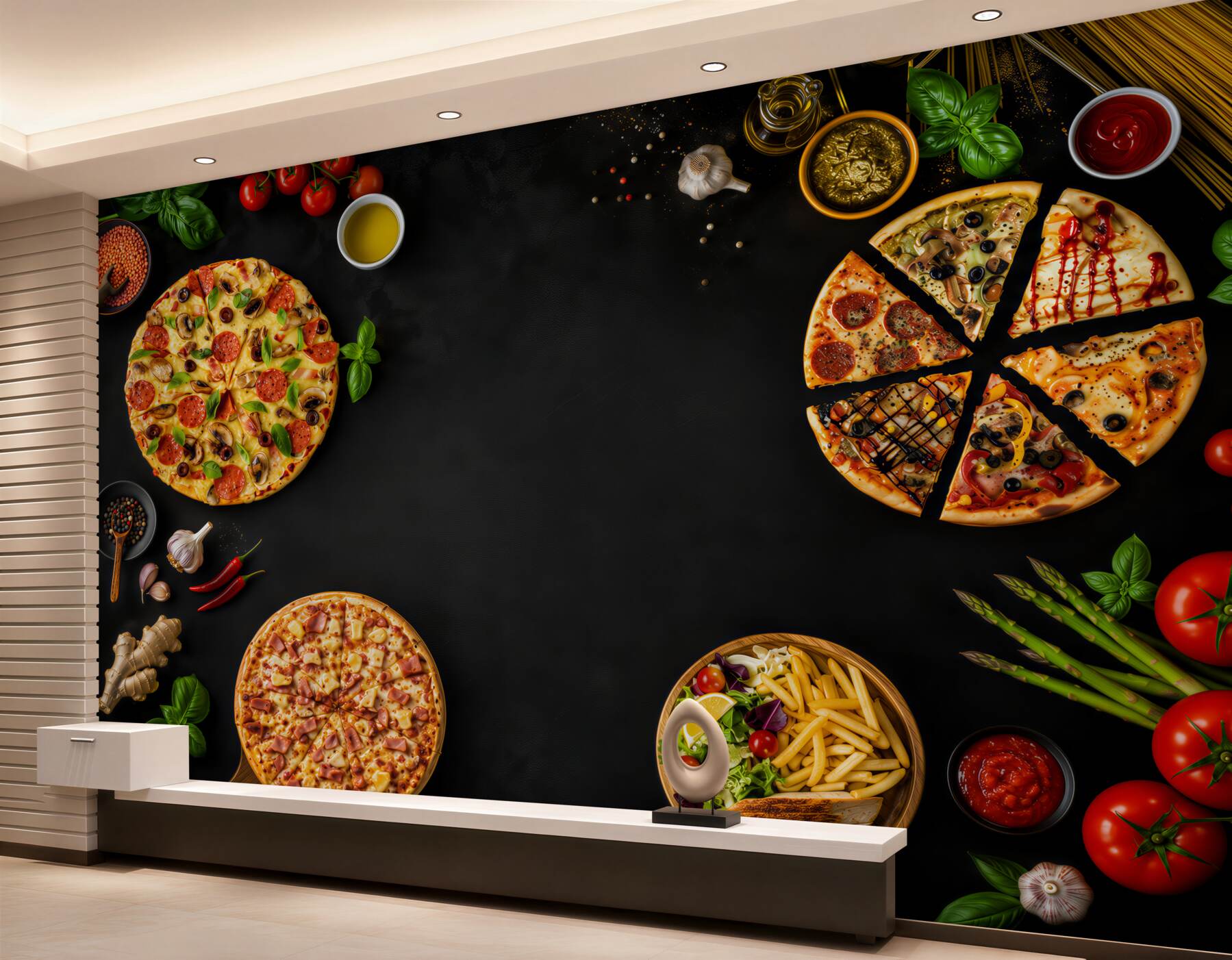 Fototapeta Pizza i inne produkty?v2345