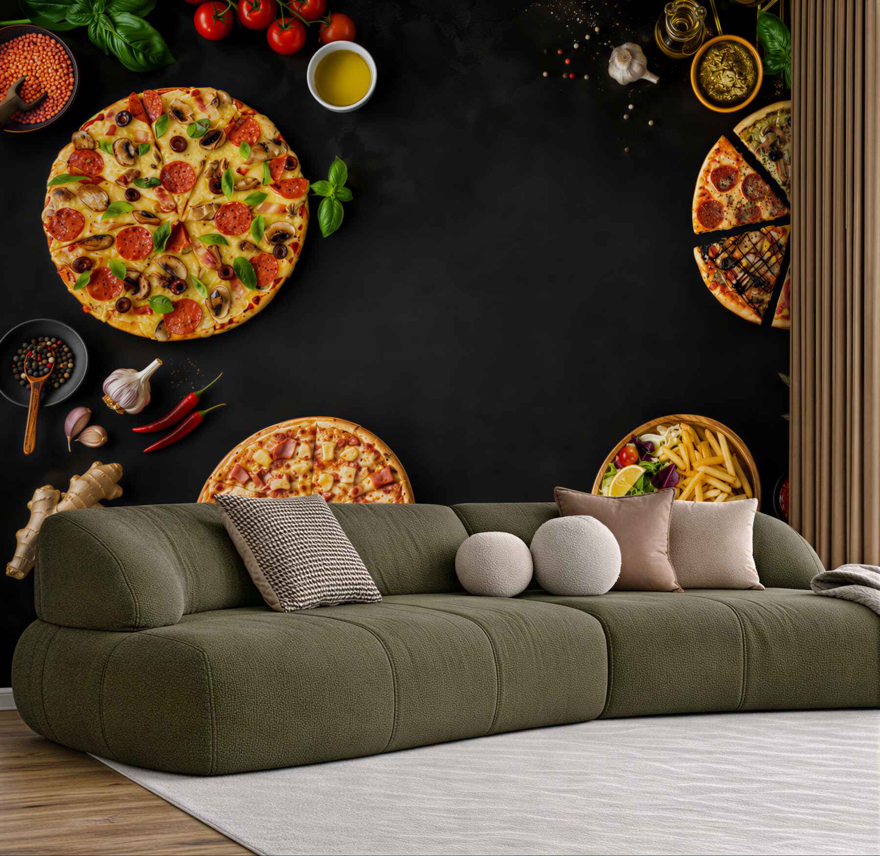 Fototapeta Pizza i inne produkty?v2345