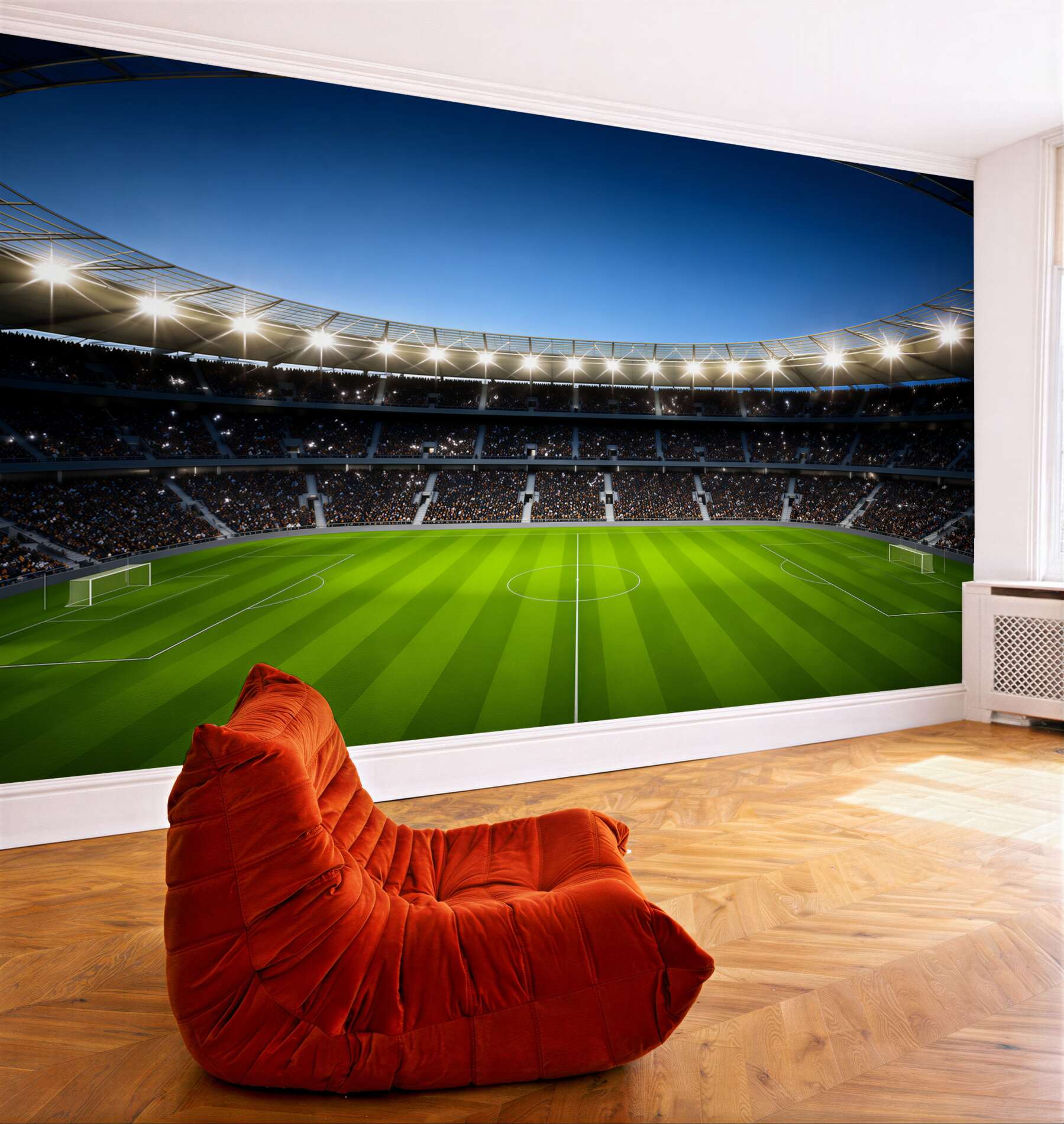 Fototapeta Arena piłkarska z widzami?v2345