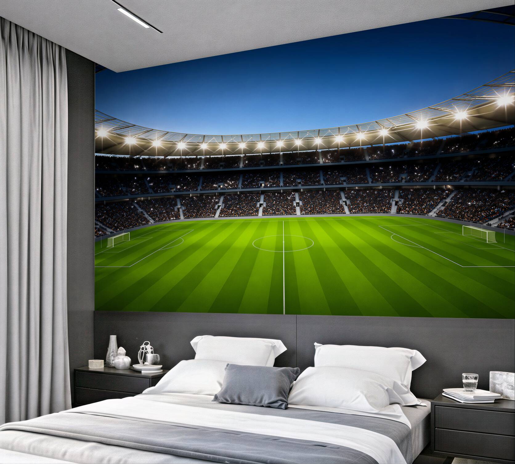 Fototapeta Arena piłkarska z widzami?v2345