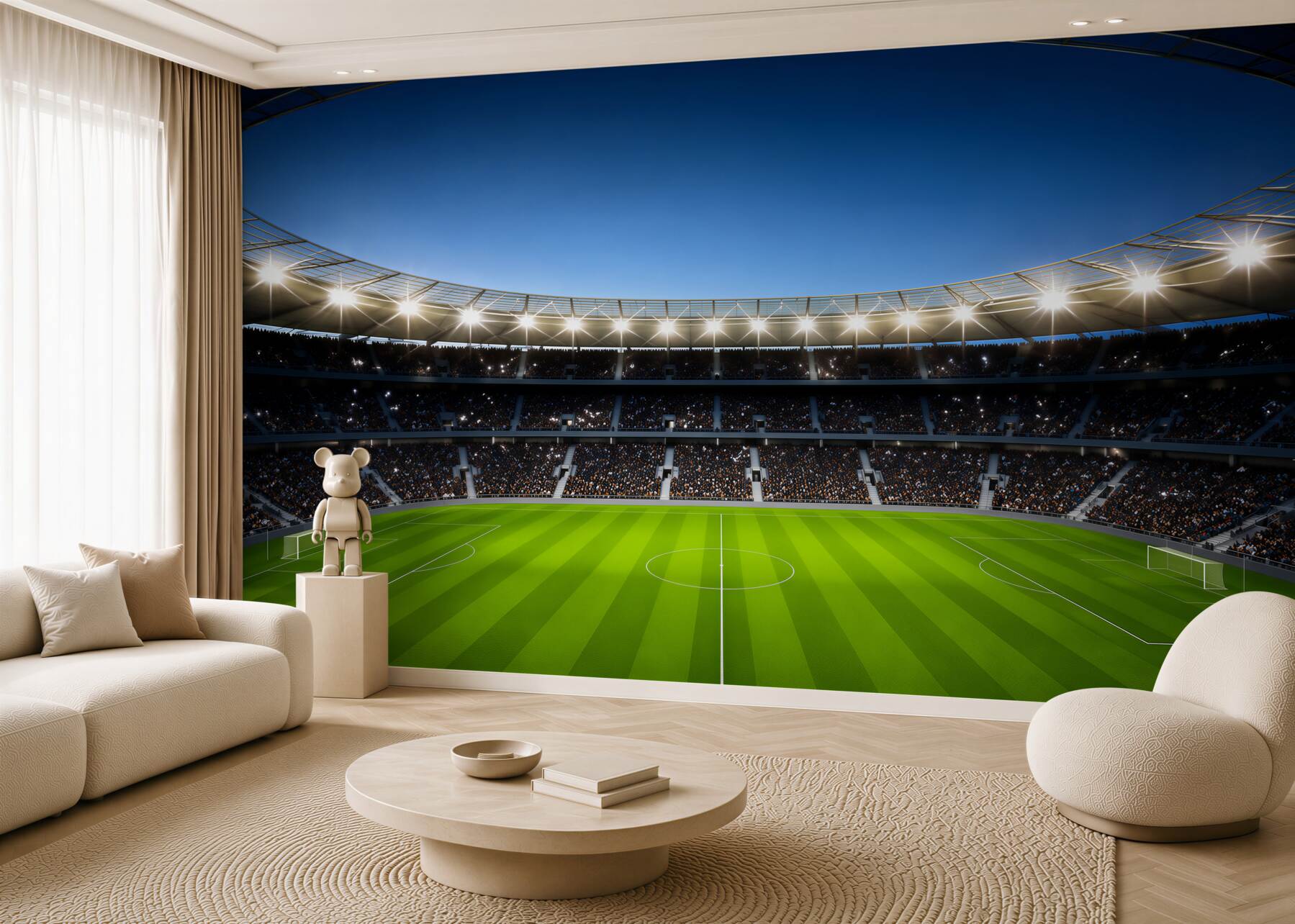 Fototapeta Arena piłkarska z widzami?v2345