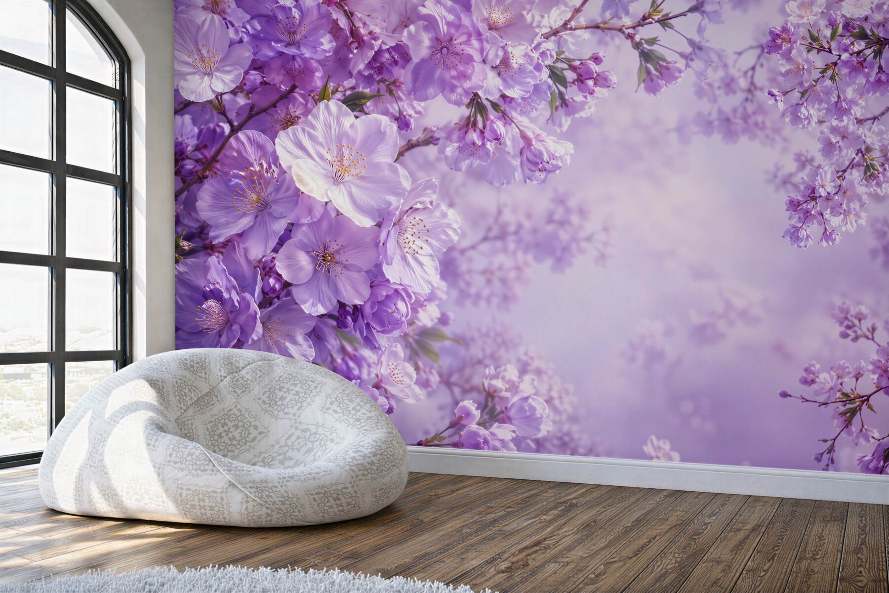 Fototapeta liliowe kolory delikatnej orchidei?v2345