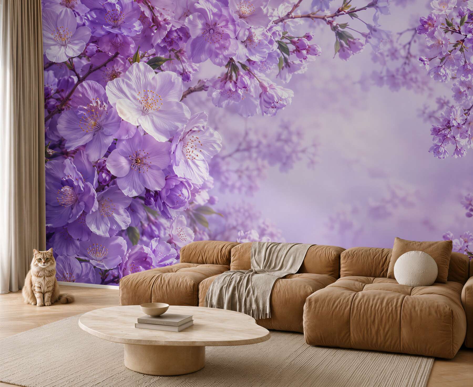 Fototapeta liliowe kolory delikatnej orchidei?v2345