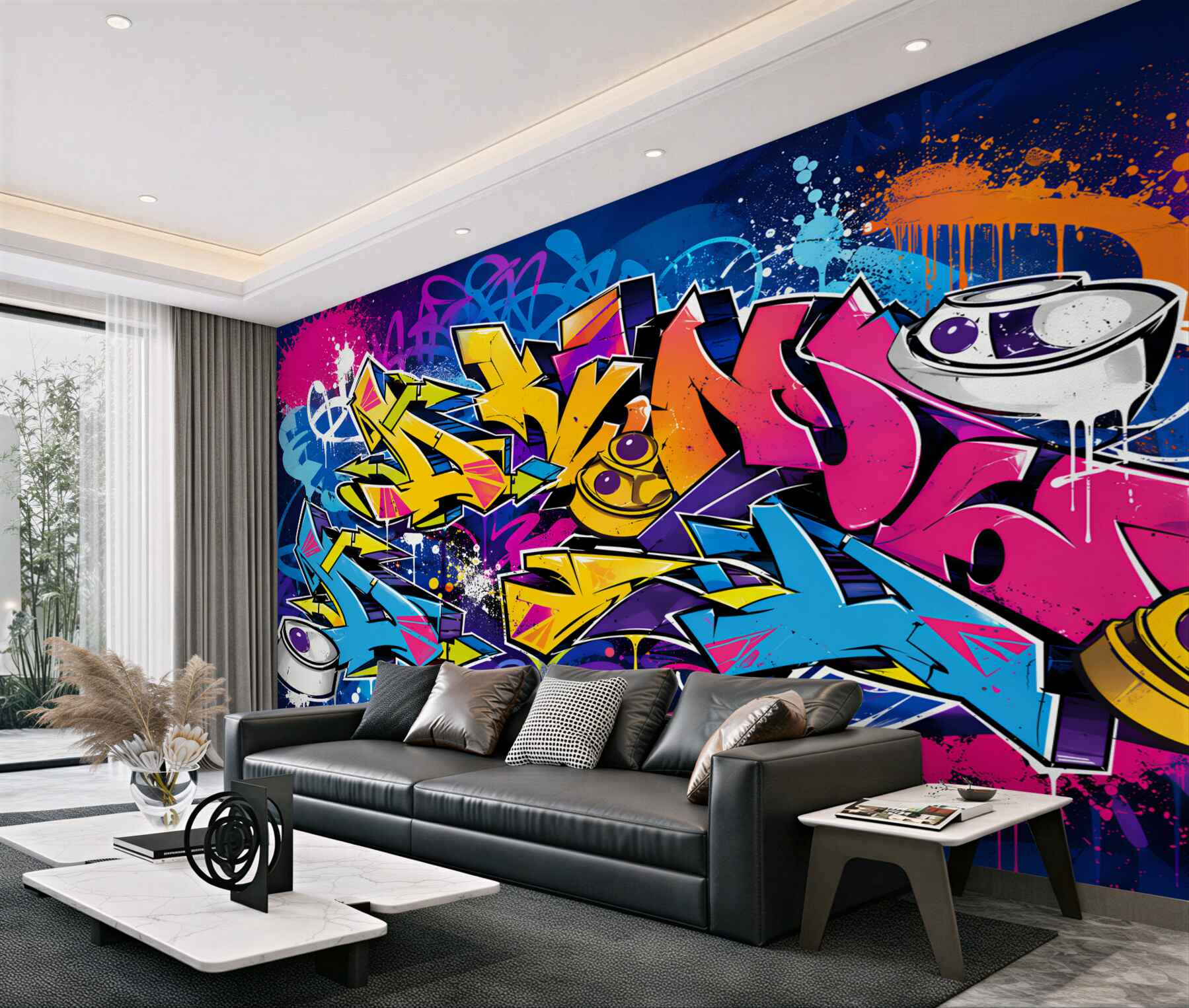 Fototapeta jasne napisy różniące się od tekstu graffiti?v2345