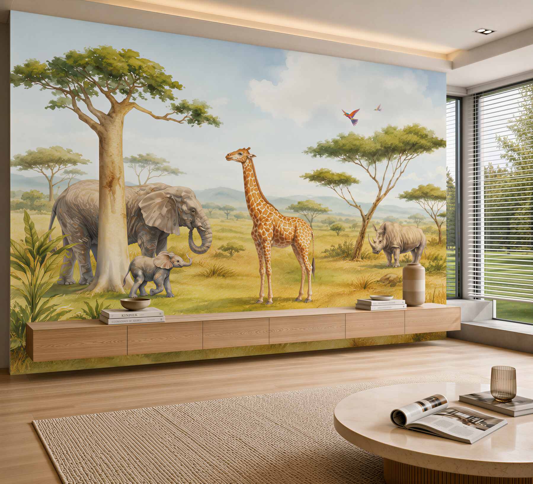 Fototapeta Afrykańskie zwierzęta na safari?v2345
