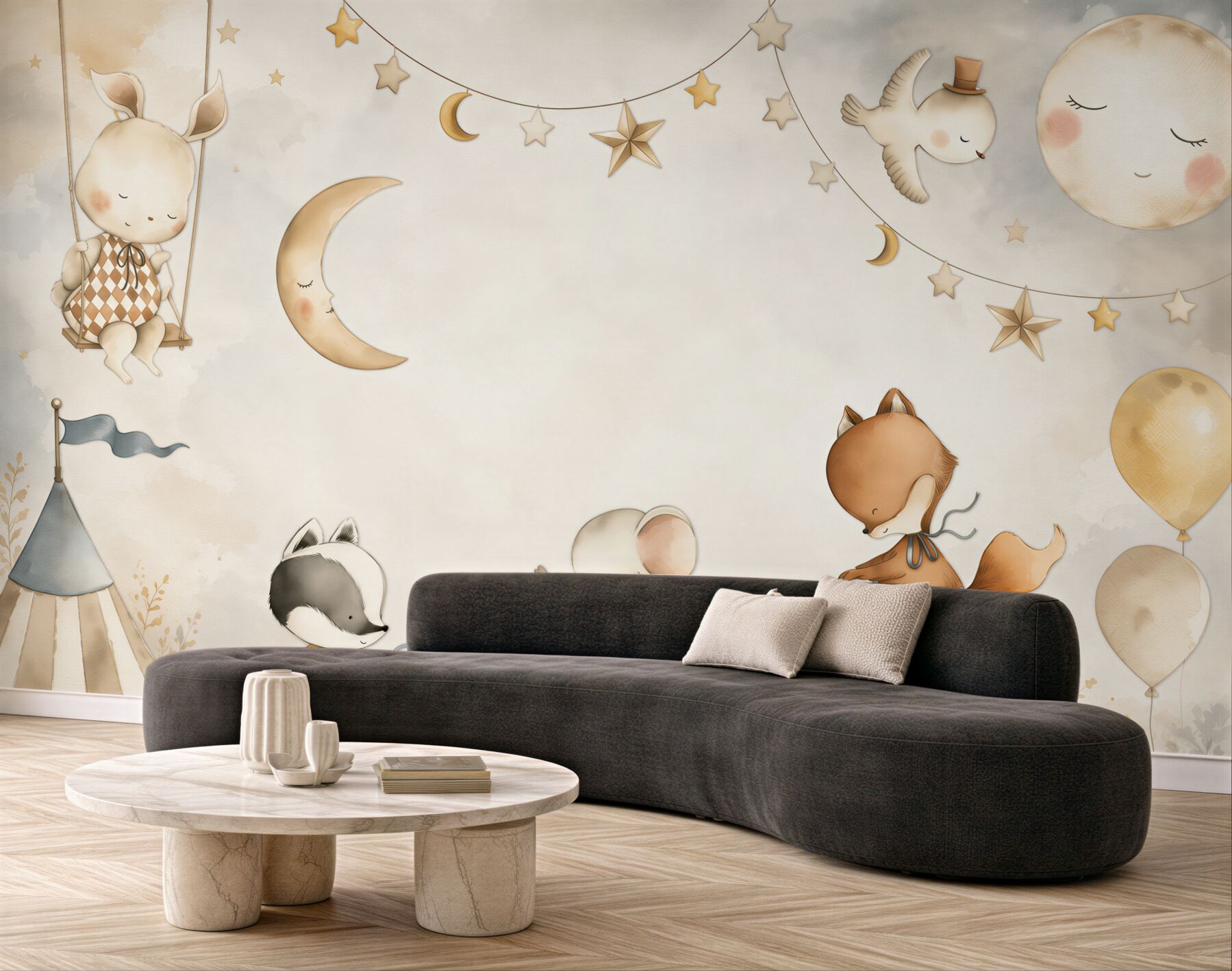 Fototapeta zwierzęta bawią się i bawią?v2345